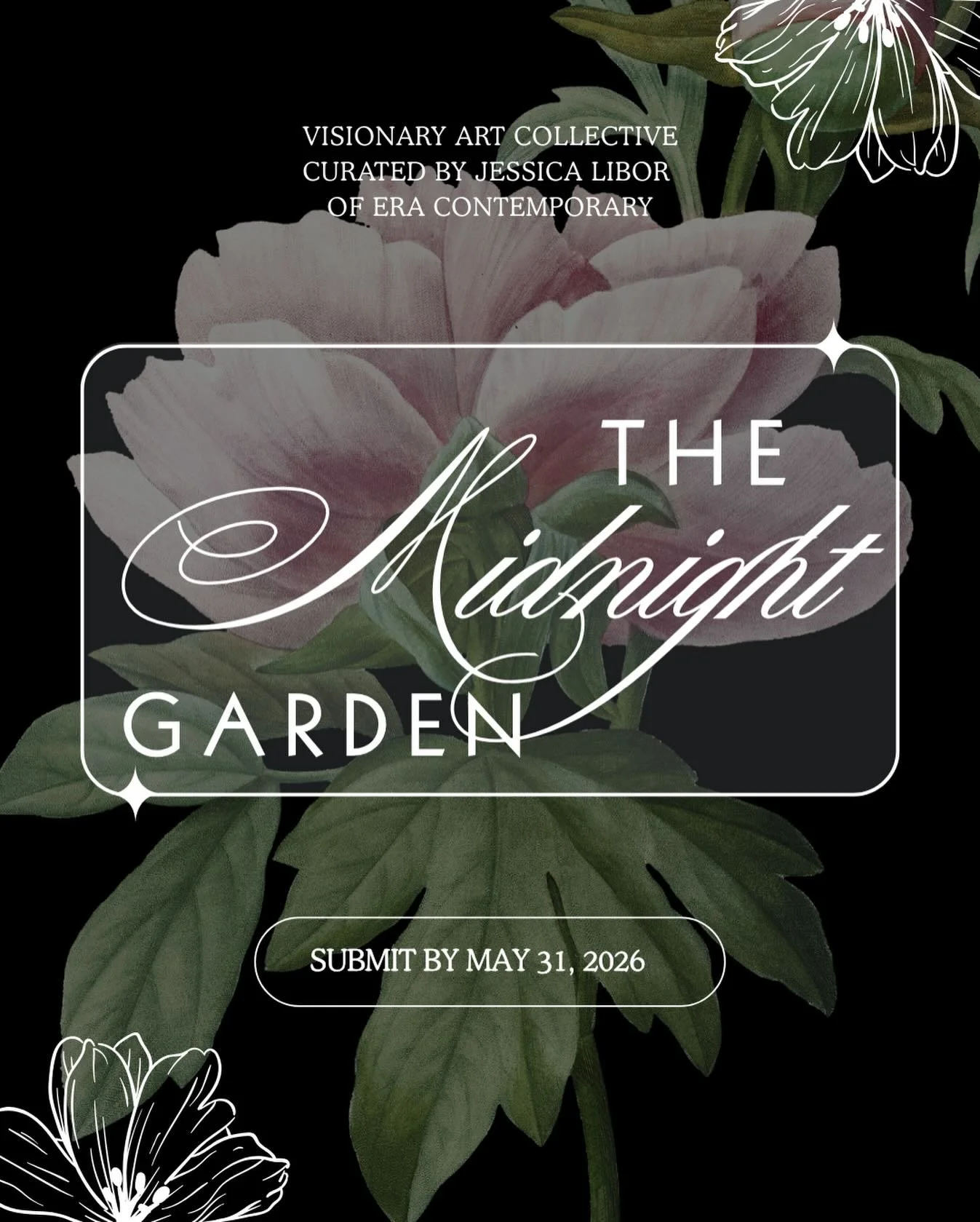 Deadline approaching! Final week to submit to The Midnight Garden, our upcoming NYC pop-up exhibition curated by Jessica Libor of Era Contemporary ✨

Comment &ldquo;333&rdquo; for the link to apply! 💫

The Midnight Garden centers on themes of cultiv