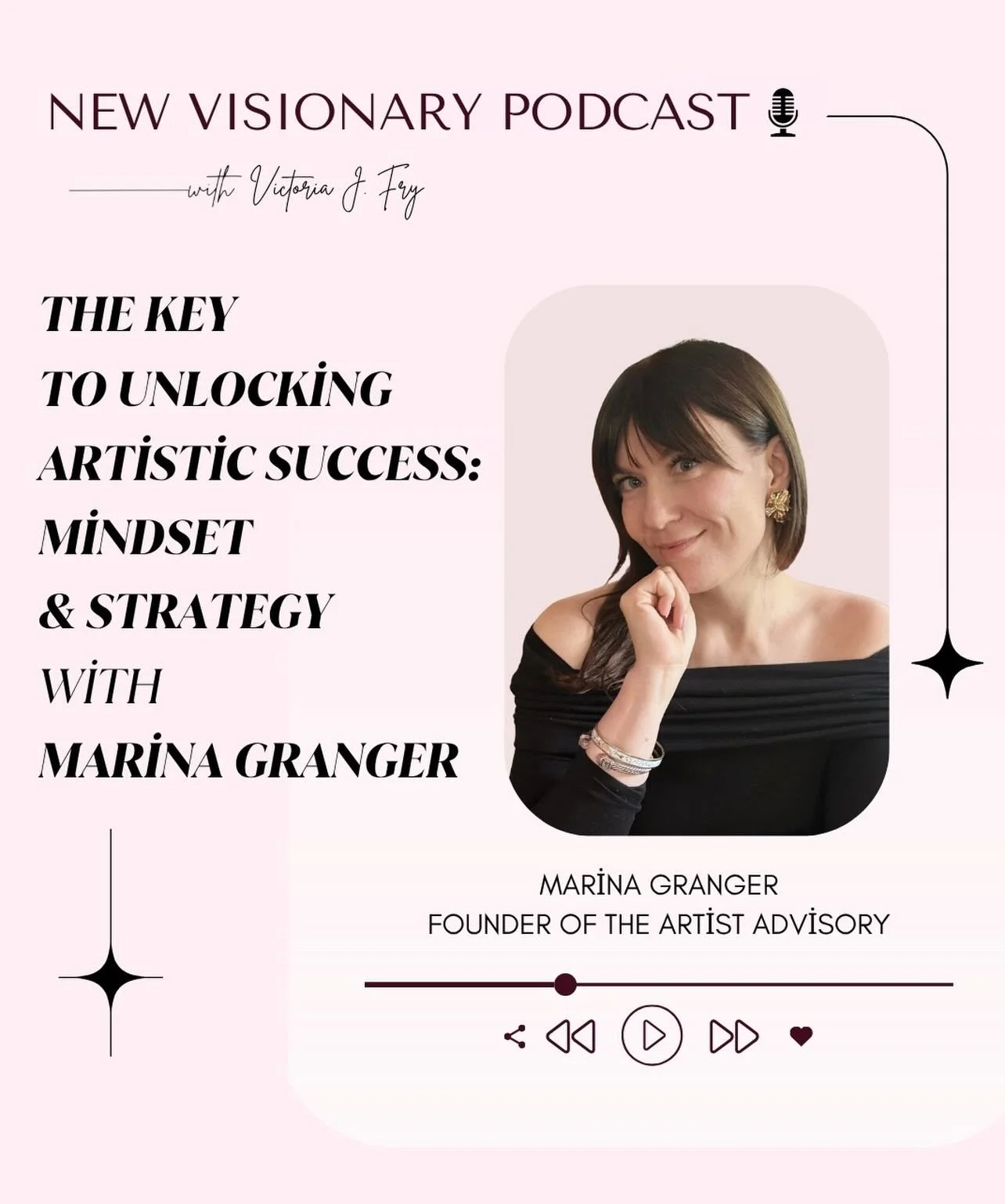 New podcast episode! 🎙️✨ This week, Victoria is joined by Marina Granger, founder of The Artist Advisory&trade;, for an insightful conversation on building a sustainable art career through mindset, visibility, and strategic action. @theartistadvisor