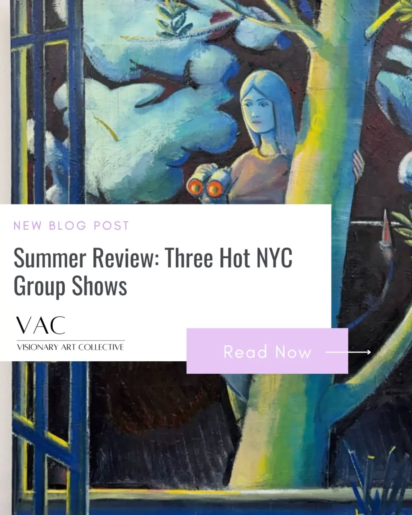 ⭐️NEW blog Post on the VAC website!⭐️

We aren't quite ready to let go of summer yet☀️

In this Summer Review, we reminisce over three exciting summer group shows that we haven't stopped thinking about. Bringing together artists with distinct perspec