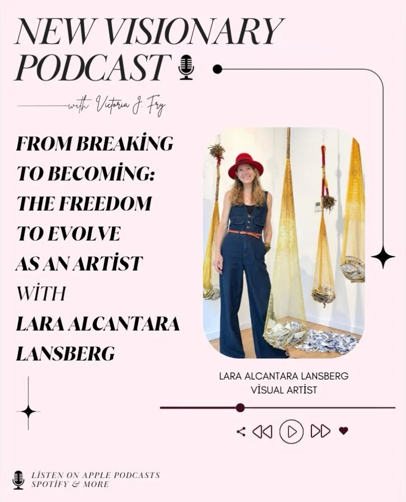 New podcast episode! 🎙️✨ This week, Victoria is joined by Venezuelan-American multidisciplinary artist Lara Alcantara Lansberg for an inspiring conversation about creative freedom, personal transformation, and the power of art.

Together, they explo