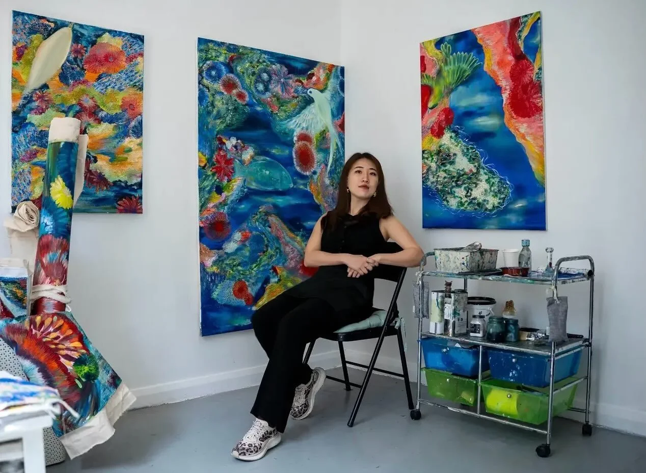 New Interview with @yurajoanrobinakim on the VAC website! 💙 

Yula Kim (She|Her) is a Korea-born artist living and working in London, United Kingdom. Her creative journey intertwines the rich tapestry of human cultures with the natural world. Throug