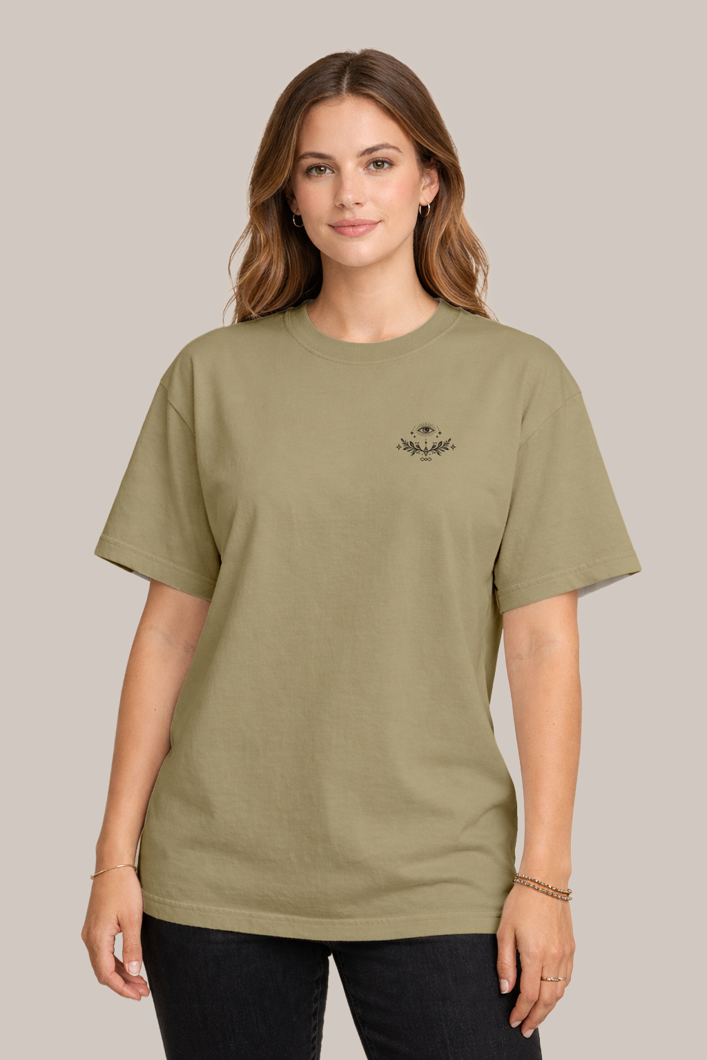 khaki - Ritual - woman standing - front chest.png