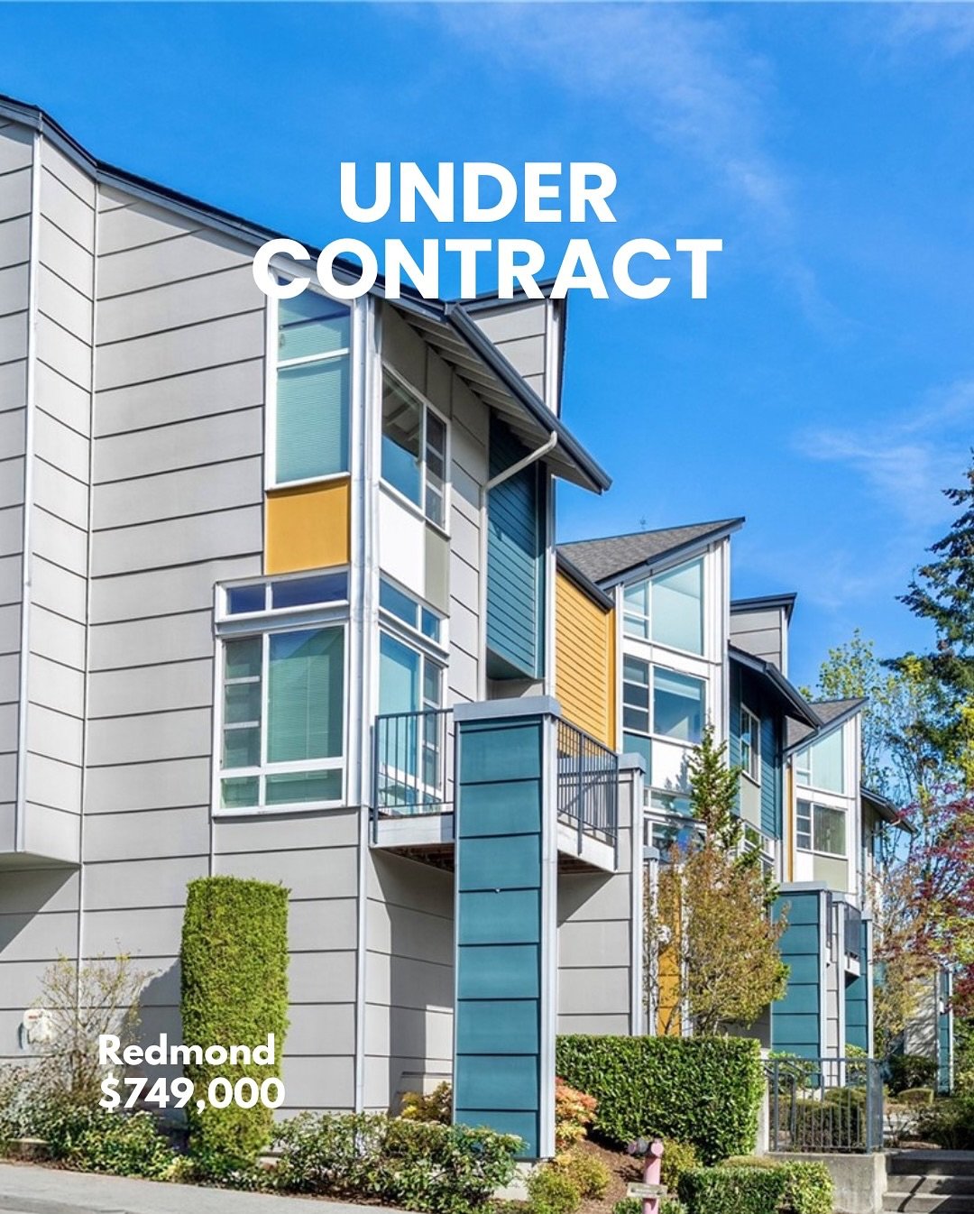 Under contract in Redmond! 🏡Congrats to a happy buyer C on finding the perfect townhome just a short walk from work and all that downtown Redmond has to offer!

This was the very first property we toured but as a first-time buyer, C wanted to take t
