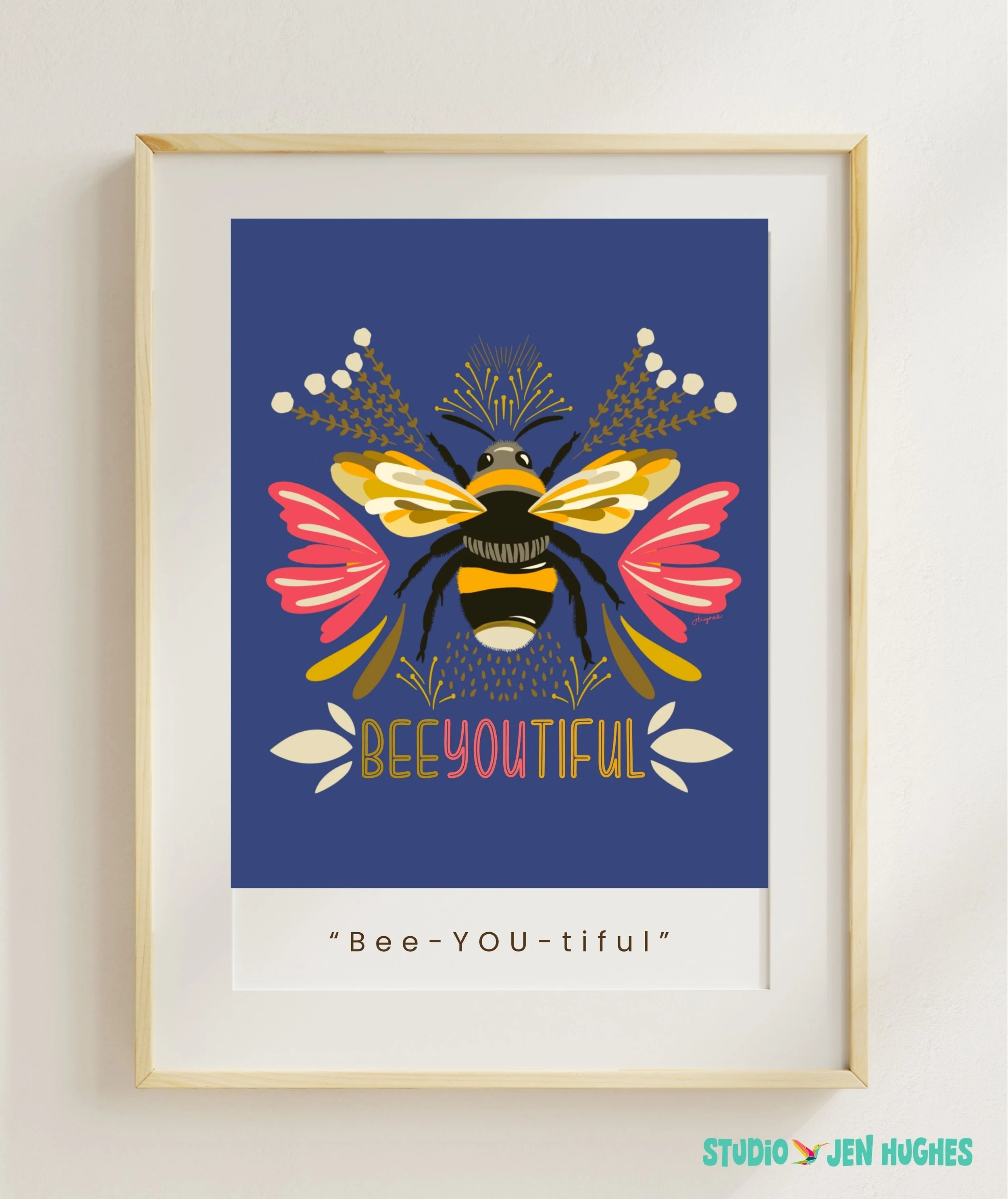 bee YOU tiful Art Print