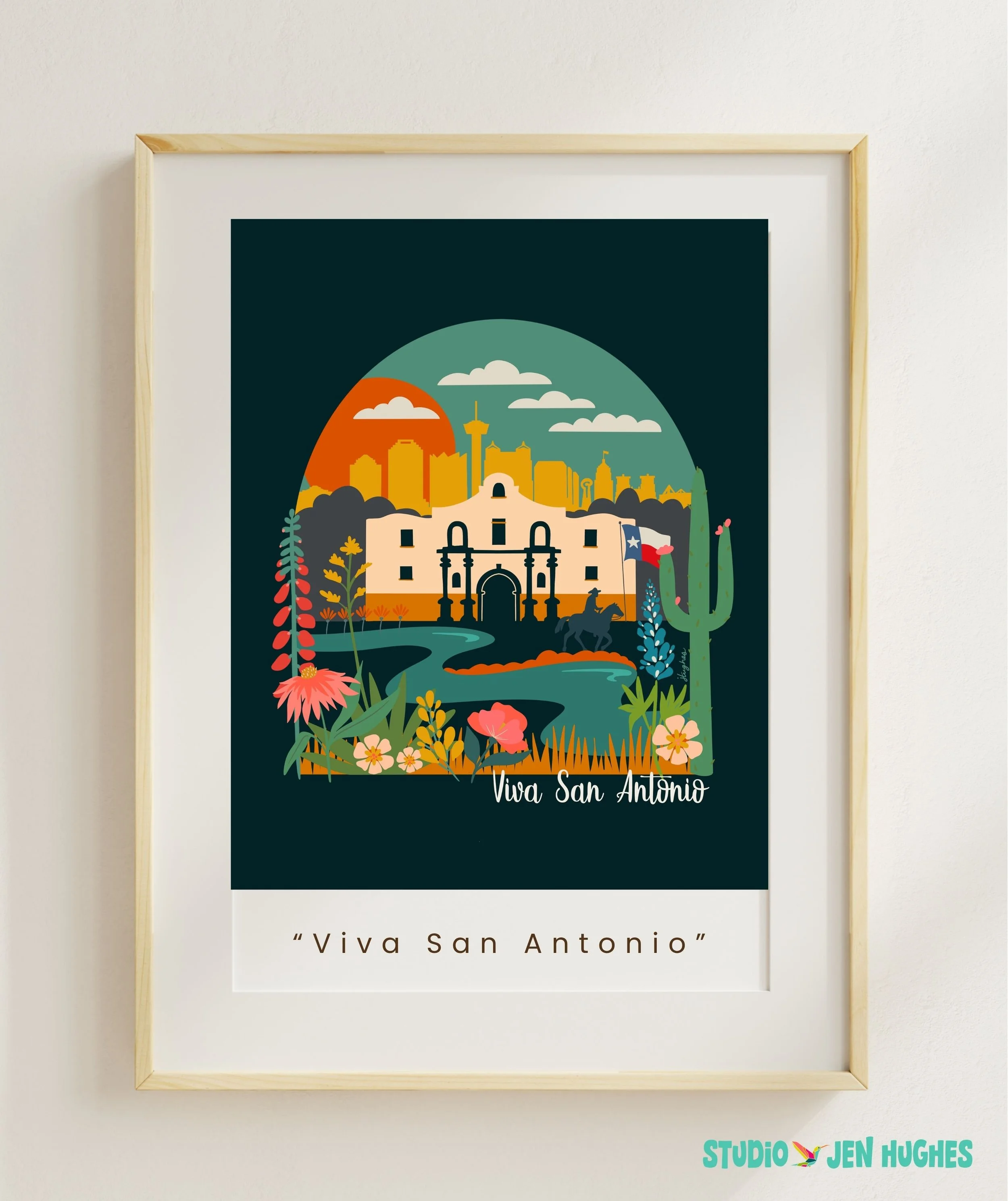 San Antonio Art Print