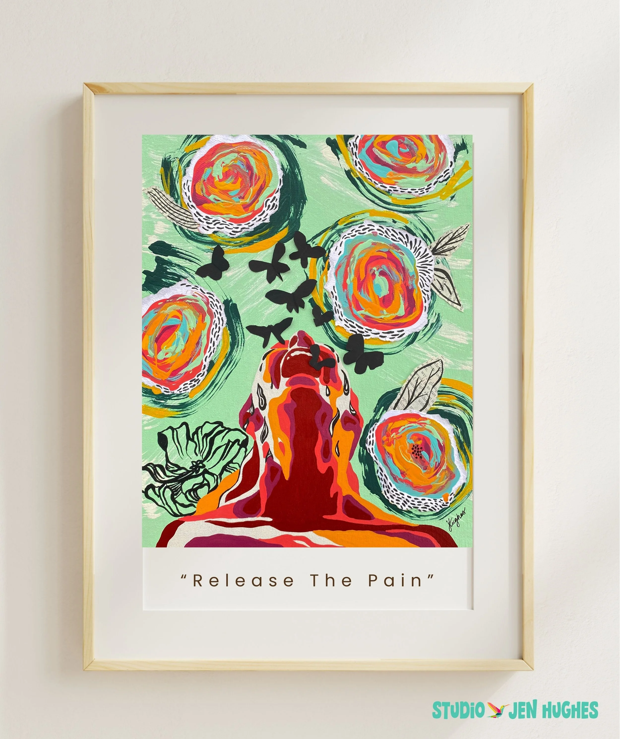 Release The Pain Art Print