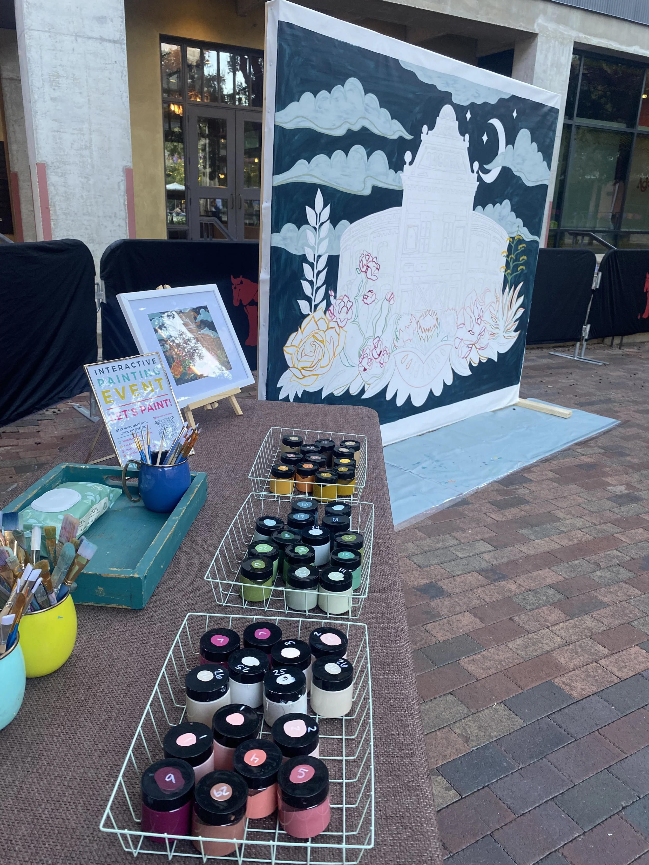 Stable Hall Concert Interactive Painting