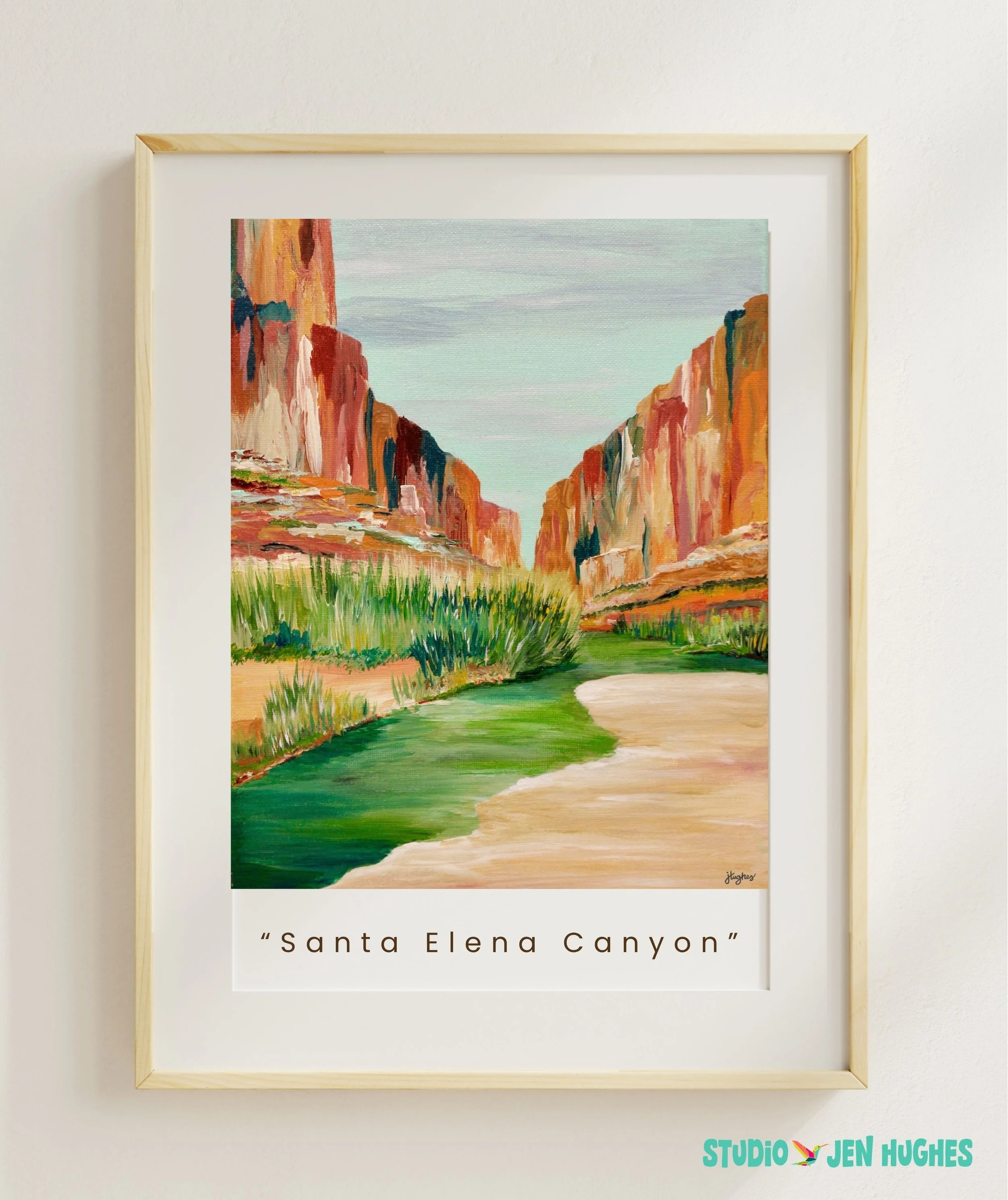 Santa Elena Canyon Art Print