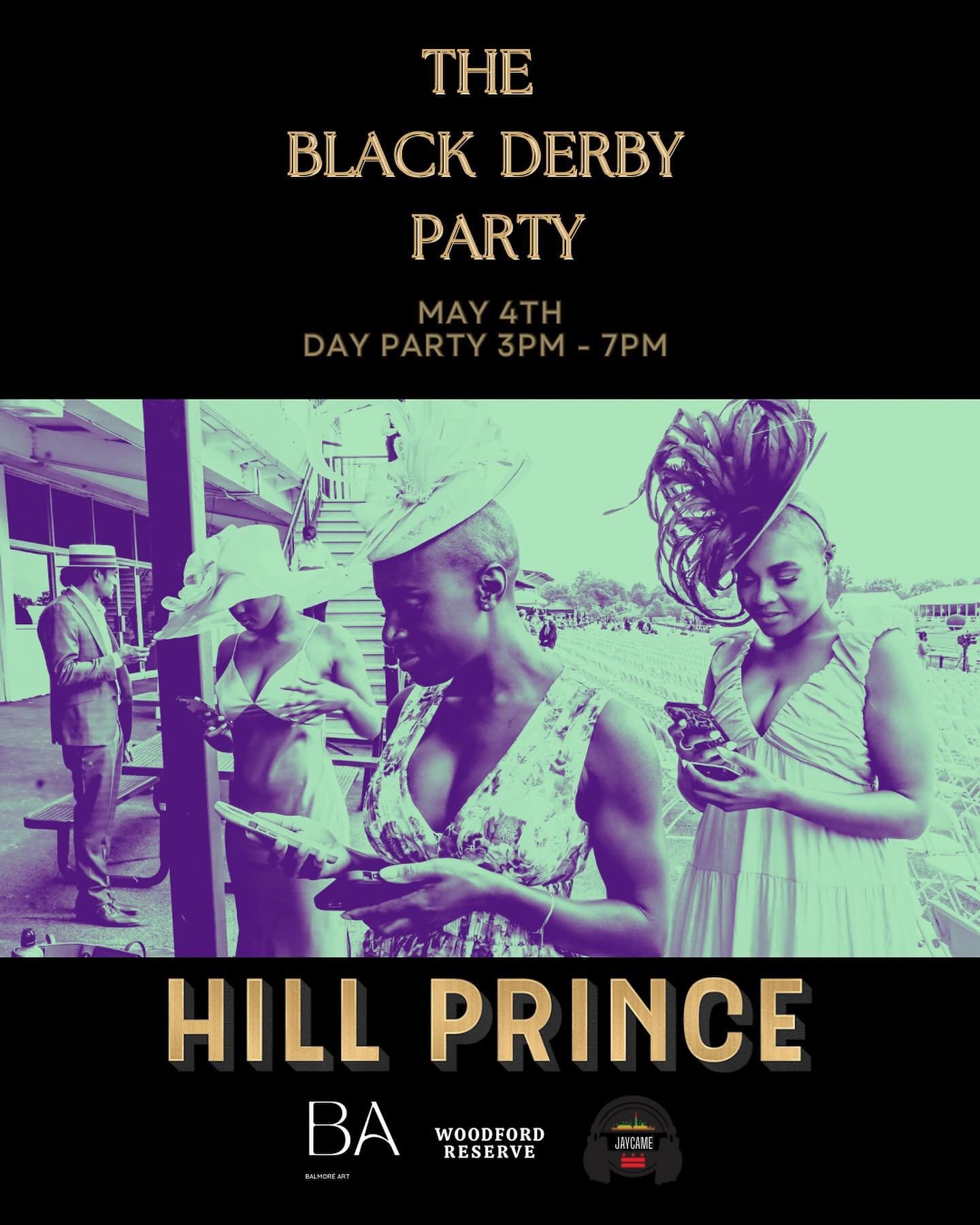 JOIN US 🐎 for Part ONE of The Black Derby Party ✨

****Pull out your best derby inspired looks&mdash;we want to see your best linen, seersucker, satin, bow ties, statement hats, and more!****

Don&rsquo;t miss out on this one-of-a-kind event at Prin