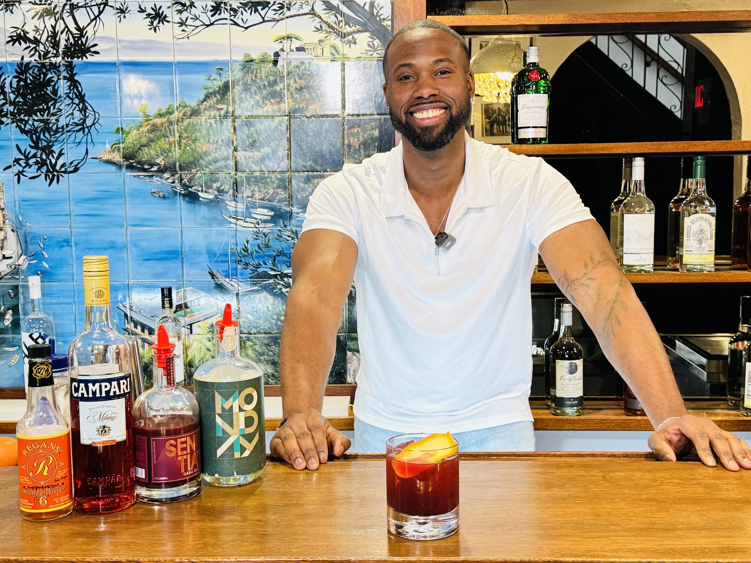 ZERO PROOF: Making a NOGRONI with Trinel McDermott, bartender + founder of Synergy 1 Fitness