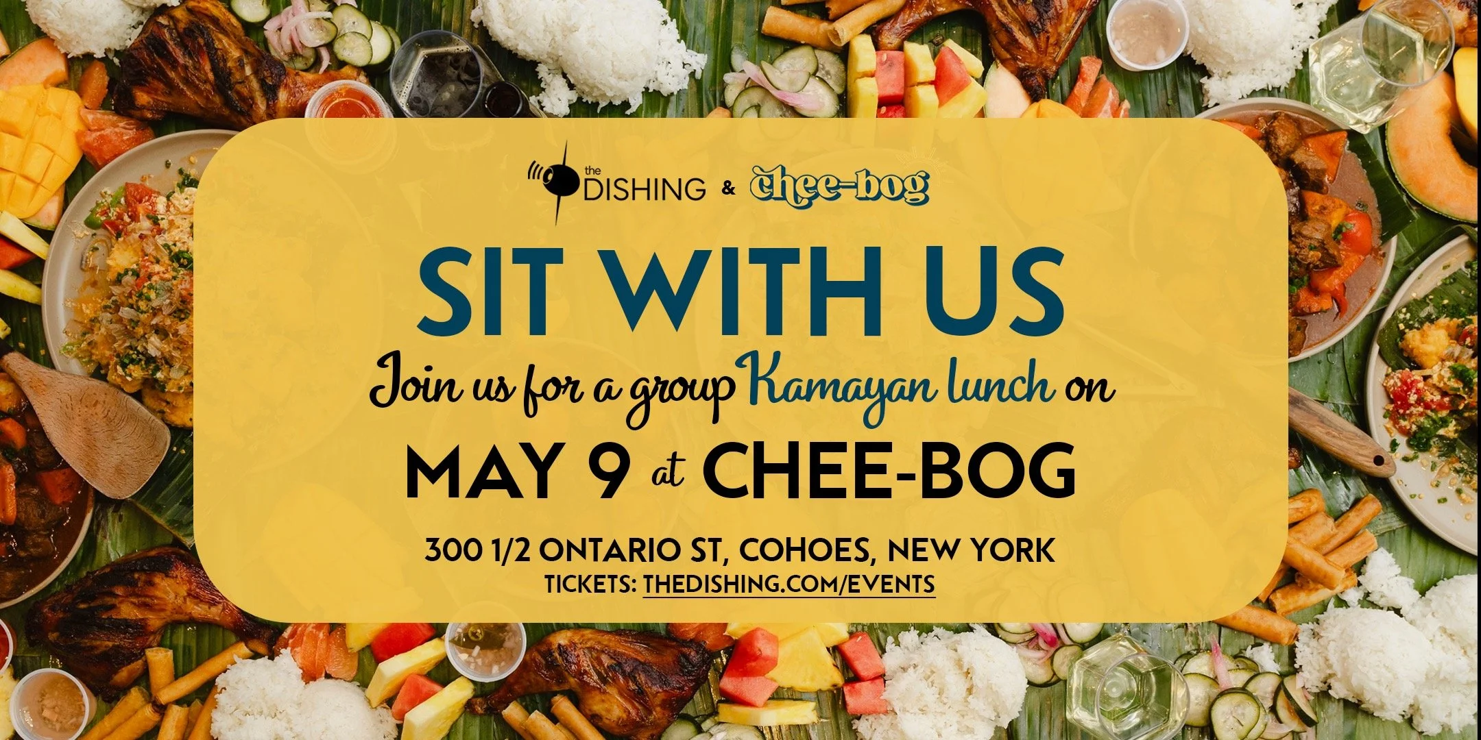 SIT WITH US: Filipino kamayan lunch at Chee-bog, Cohoes