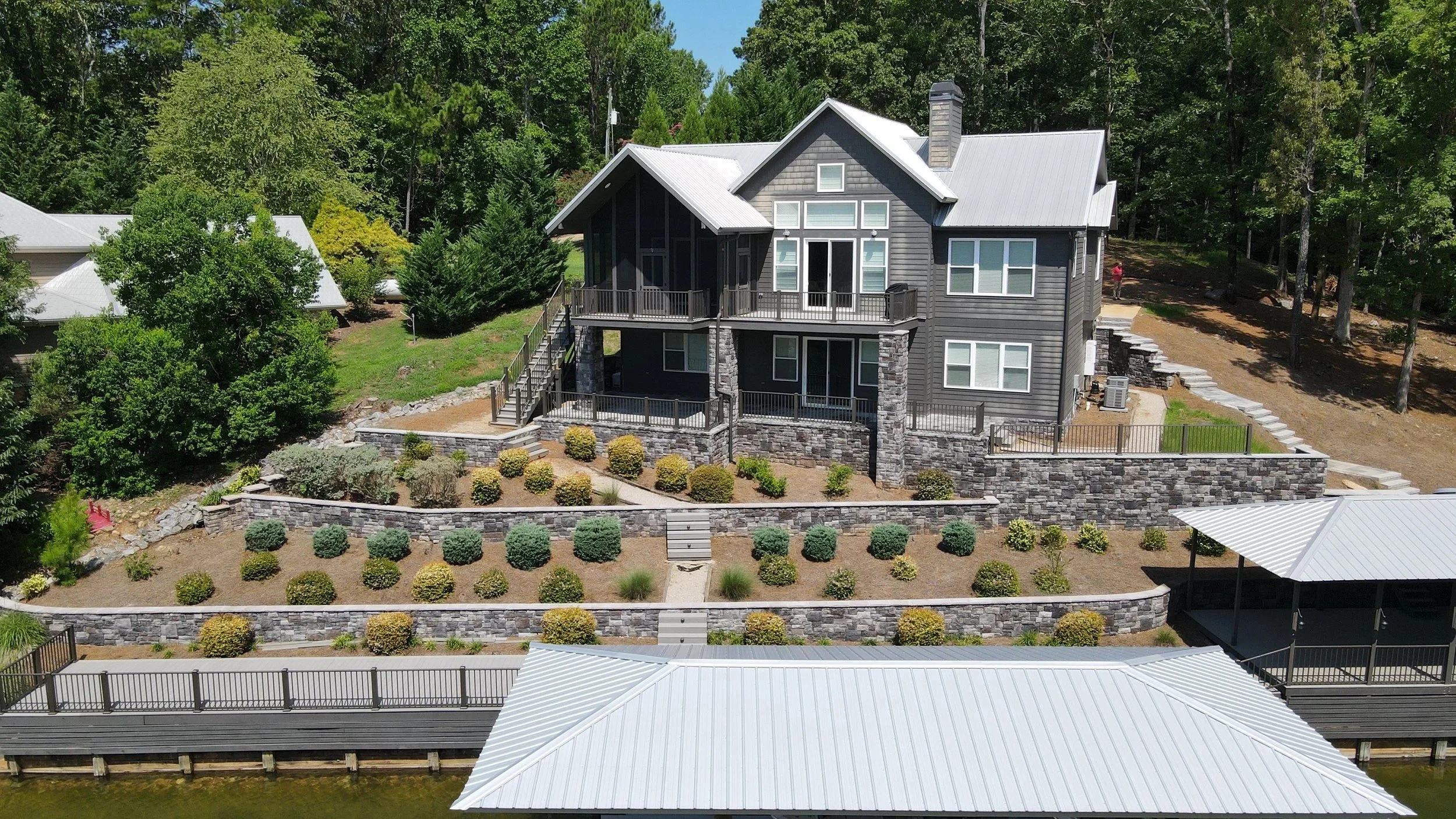 Exterior transformation, aerial view 2