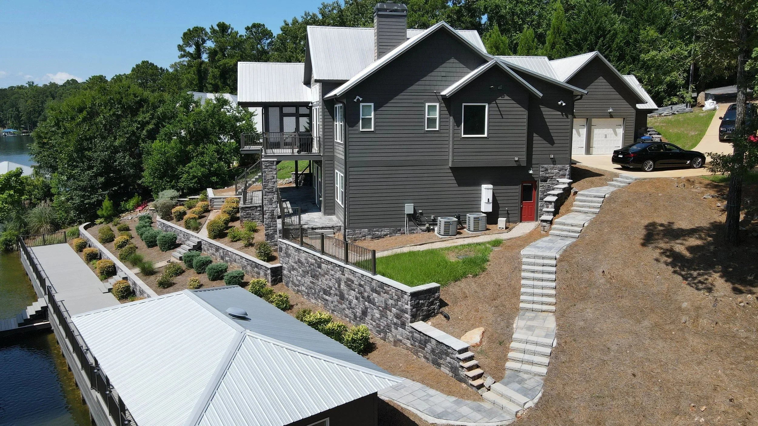 Exterior transformation, aerial view 3