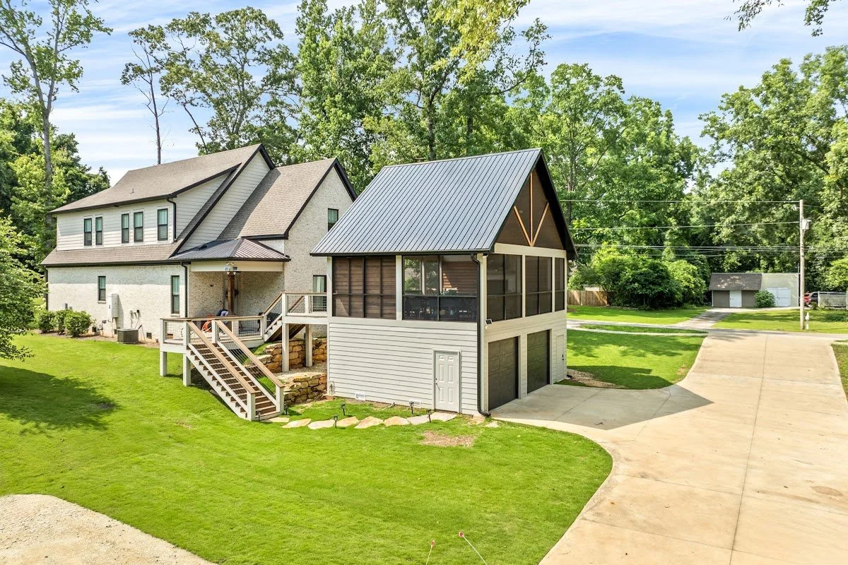 Two-story screened porch, Sherwood project, Auburn AL