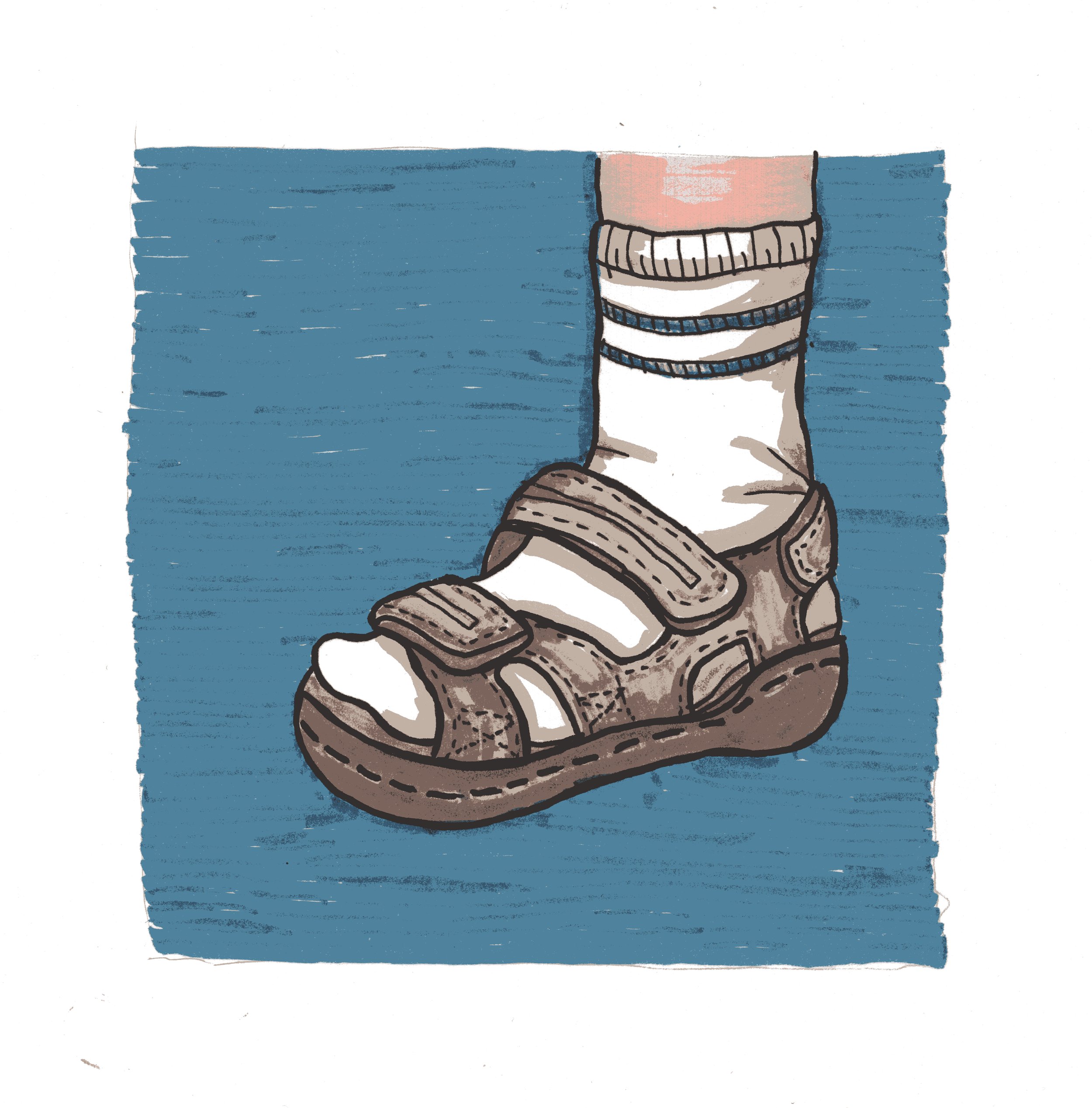 socks n' sandals