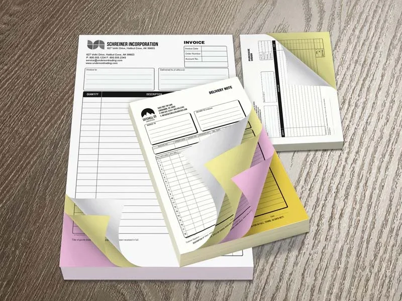 Carbonless (NCR) Business Forms