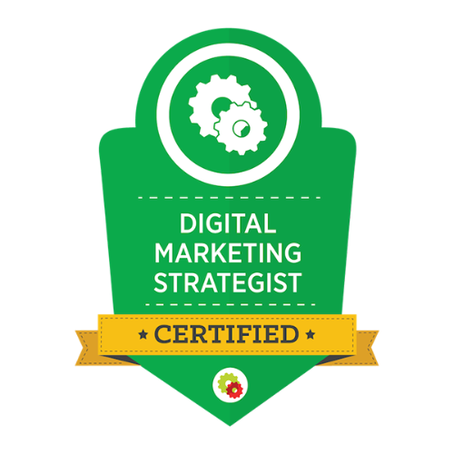 DigitalMarketer Digital Marketing Strategist Certified.