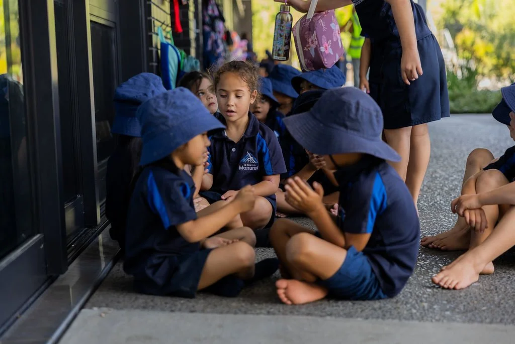 te kura o manunui uniform navy polo shirts and bucket hat