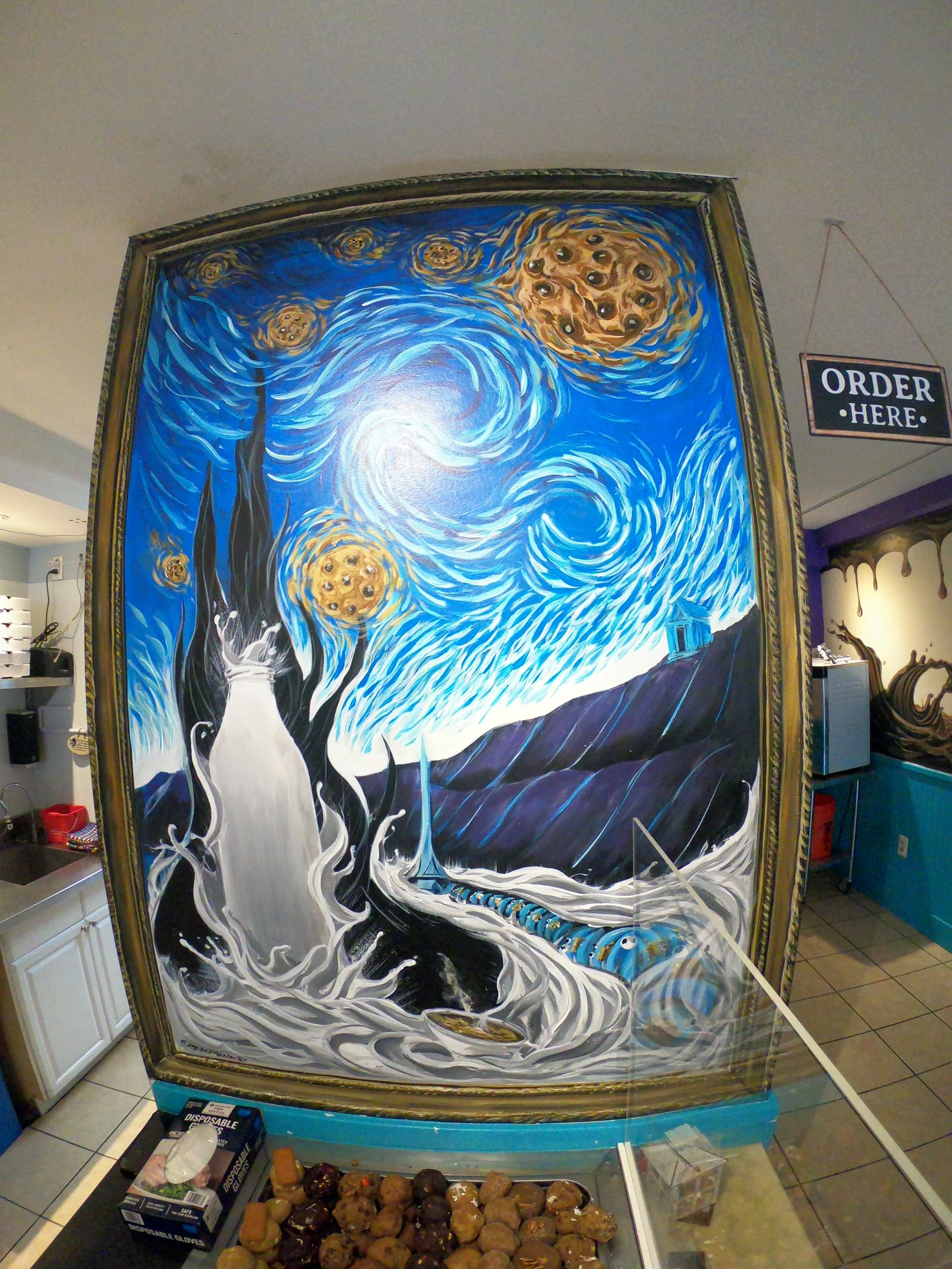 Midnight Munchies “Cookie Night” Mural- 2024 Poughkeepsie, NY