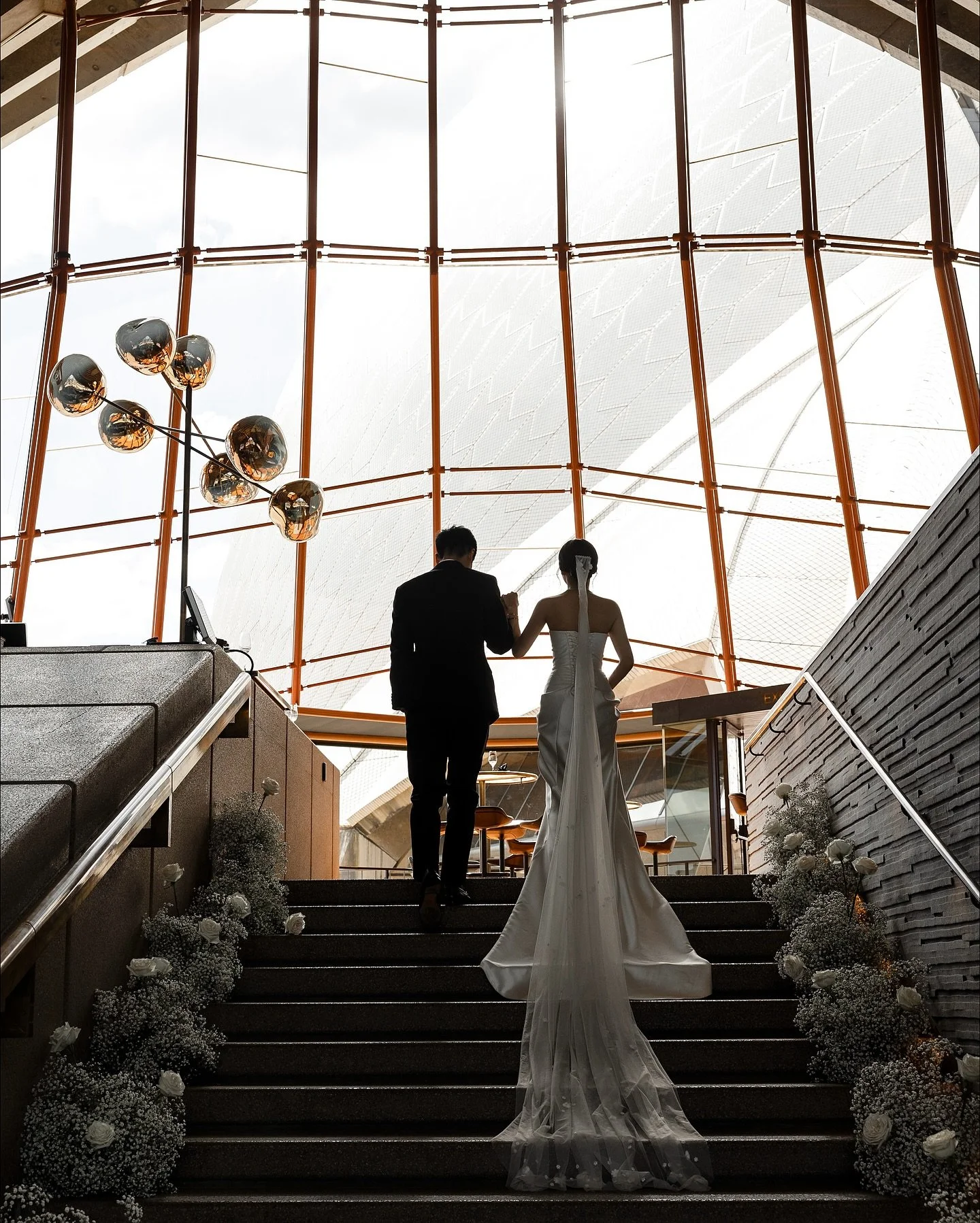 Yanni &amp; Kejia

Photography: @inromance_photography 
Videography:  @saltatelier_wedding 
Social:  @saltatelier_socials 
Makeup &amp; Hair:  @cathylau.makeup @sophielauteam 
Gown:  @jasmineweddingsydney 
Venue:  @bennelong_sydney 
Wedding Stylist: 