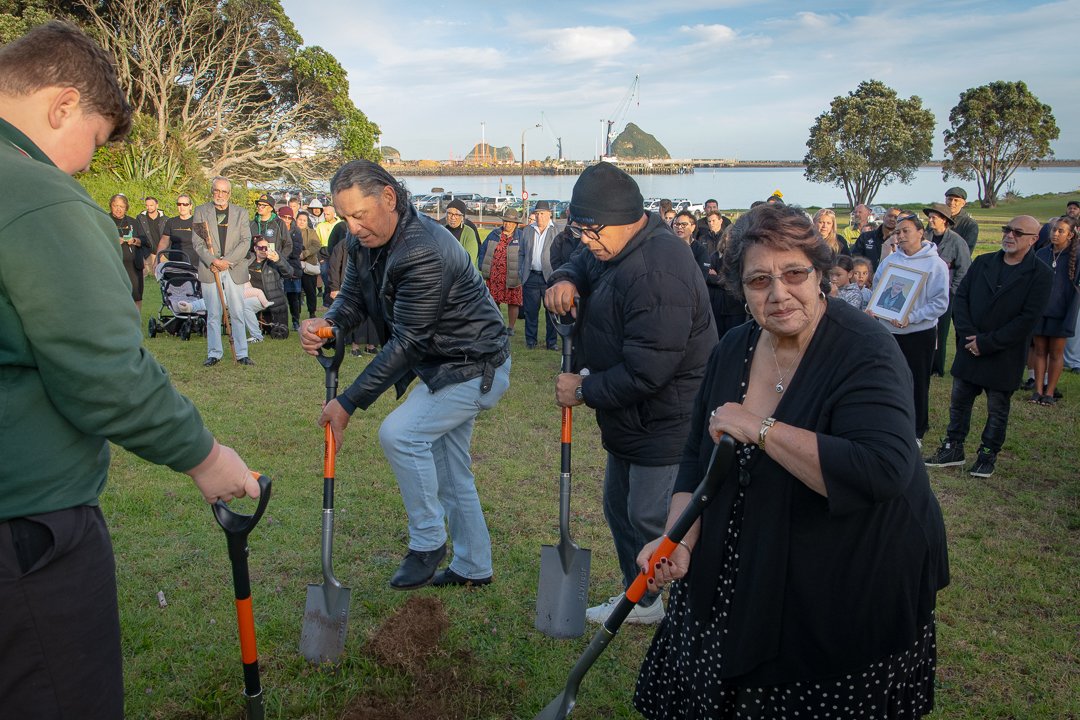 Whiti 260225 pic Rita Rukuwai and diggers.jpg