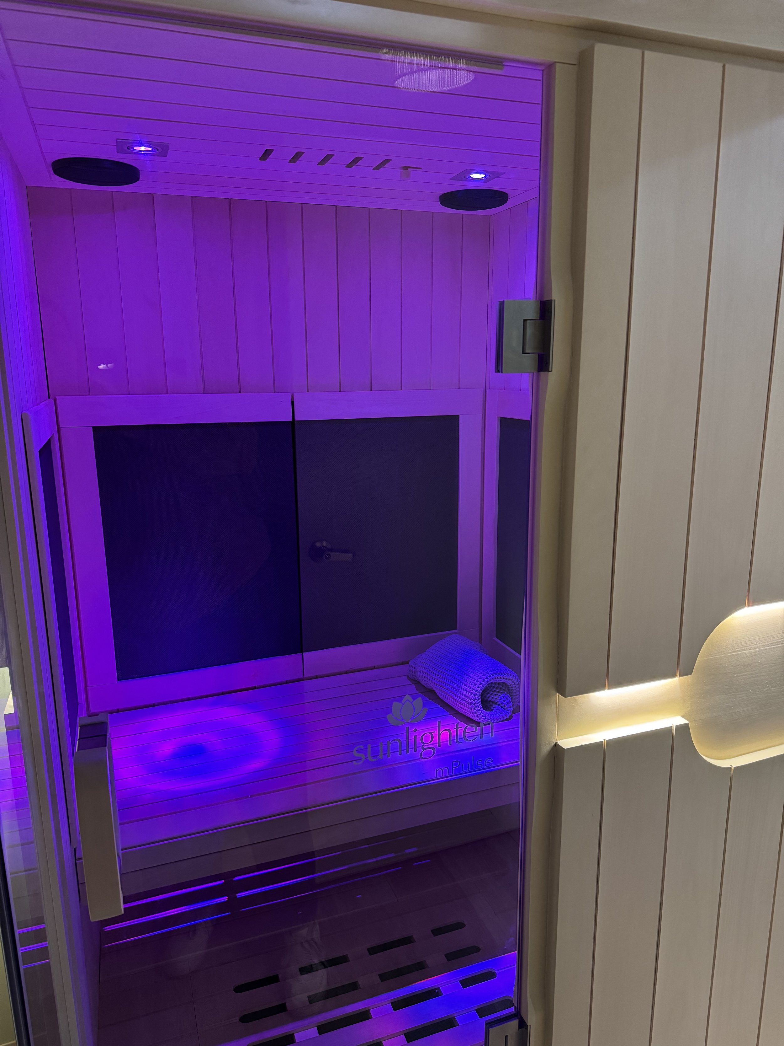 Infrared Sauna with Red Light in Manhattan, KS