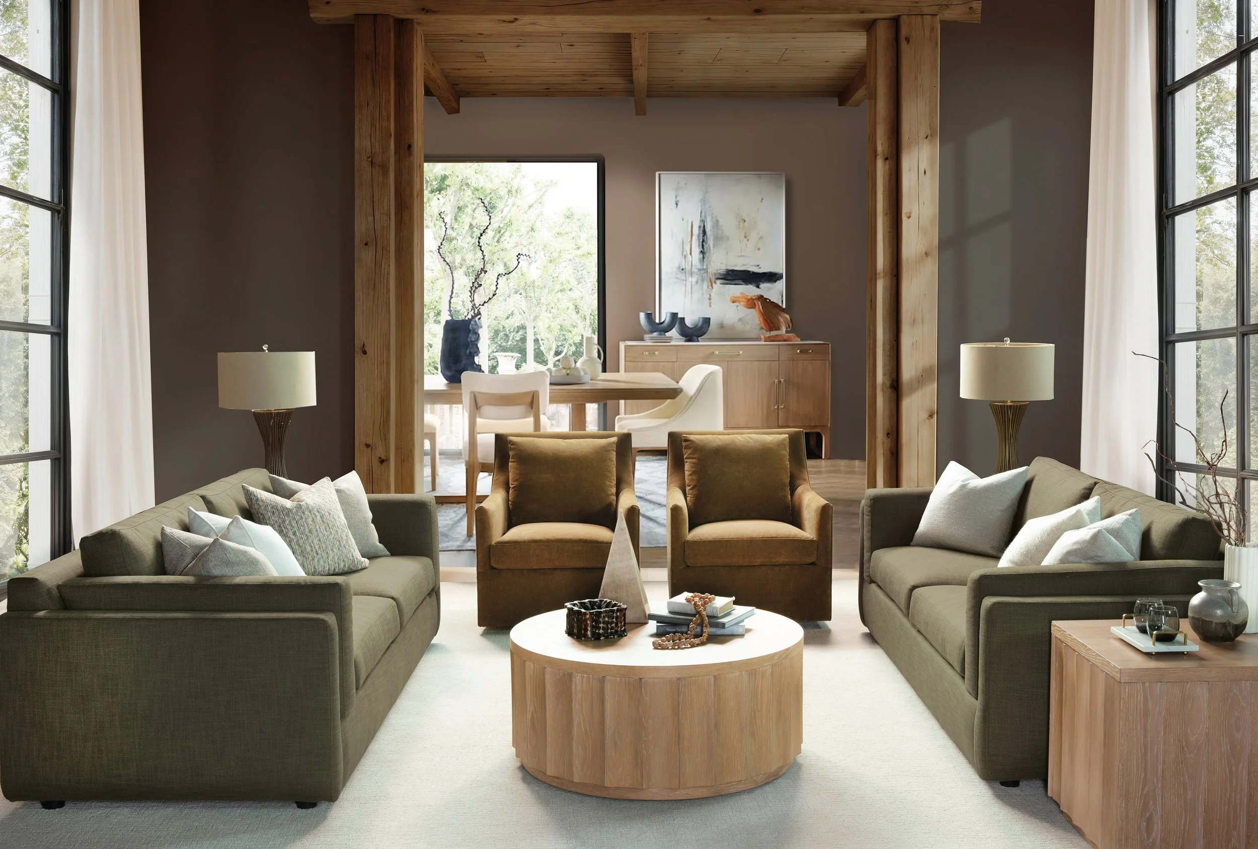 HF Custom Lansing Sofa 