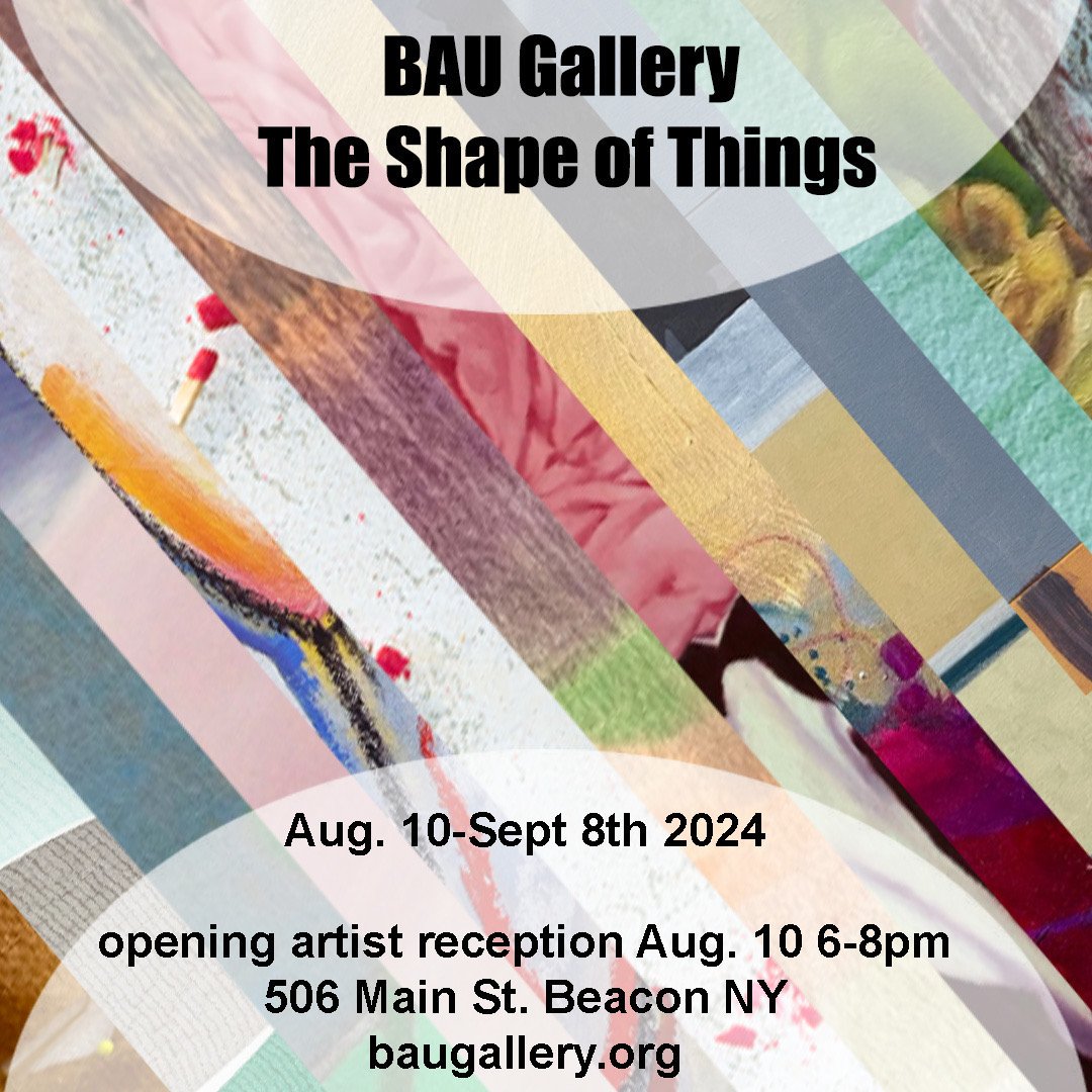 So incredible honored to have a piece in the juried &quot;The Shape of Things&quot; show at @baugallery !! Having grown up near Beacon it has been fascinating seeing the town grow over the years. It went from a sleepy street to the vibrant and art fi