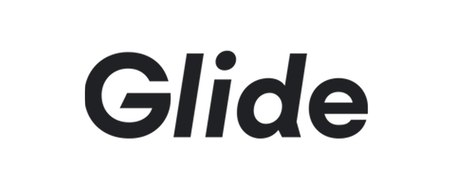 Logo with the word 'Gide' in black text.