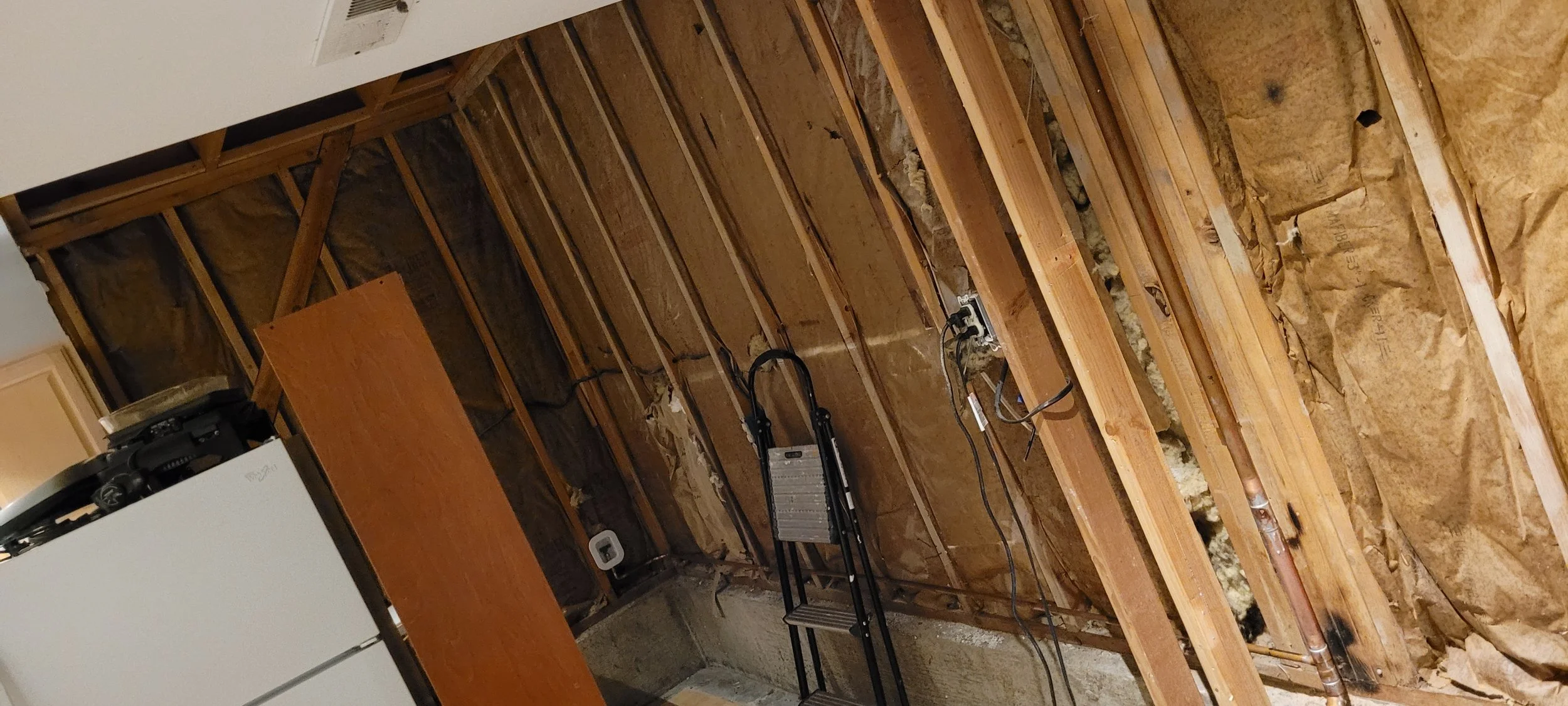 PREPARING THE ROOM FOR THEATER BUILD