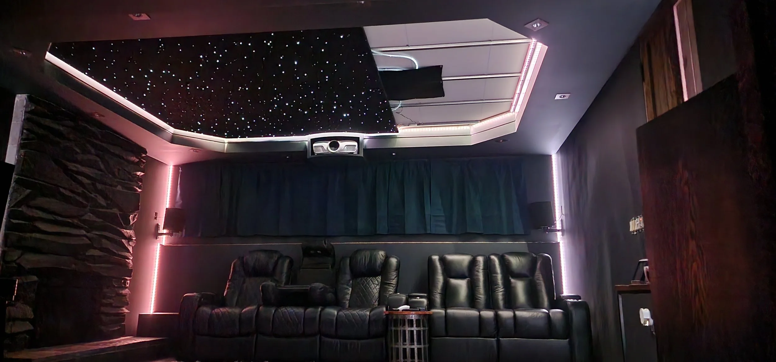 CUSTOM FIBER-OPTIC CEILING INSTALLATION