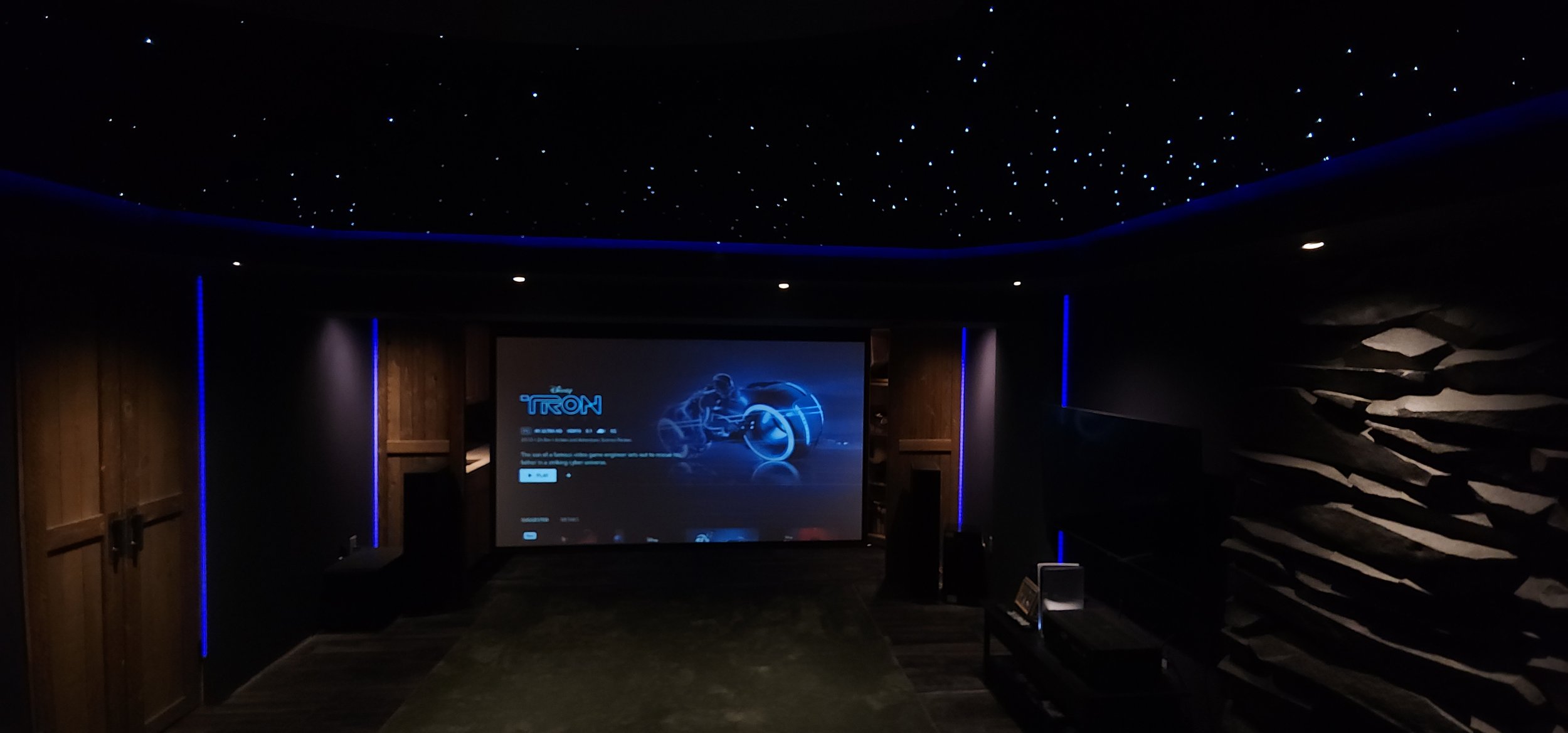 CUSTOM HOME THEATER BUILD