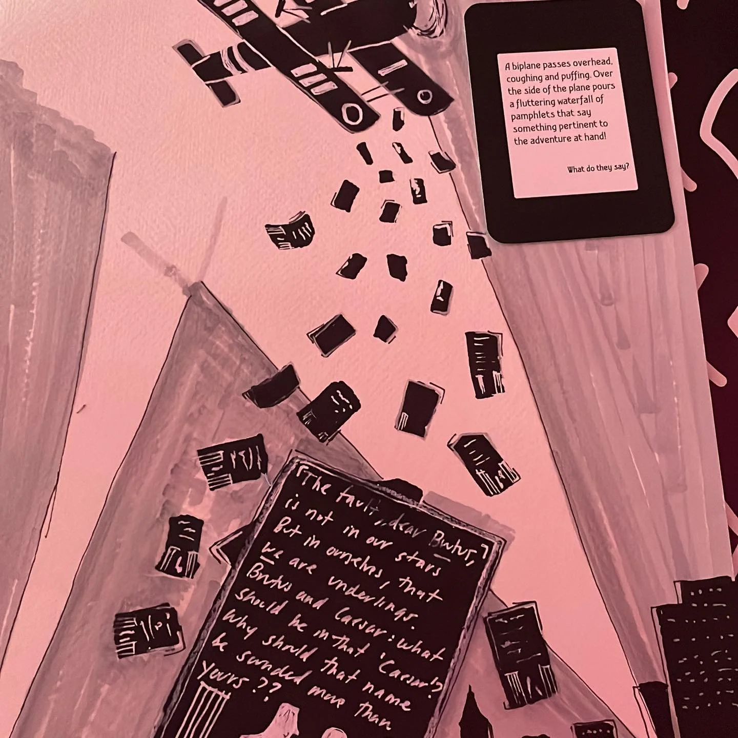 Biplane at ugly duckling