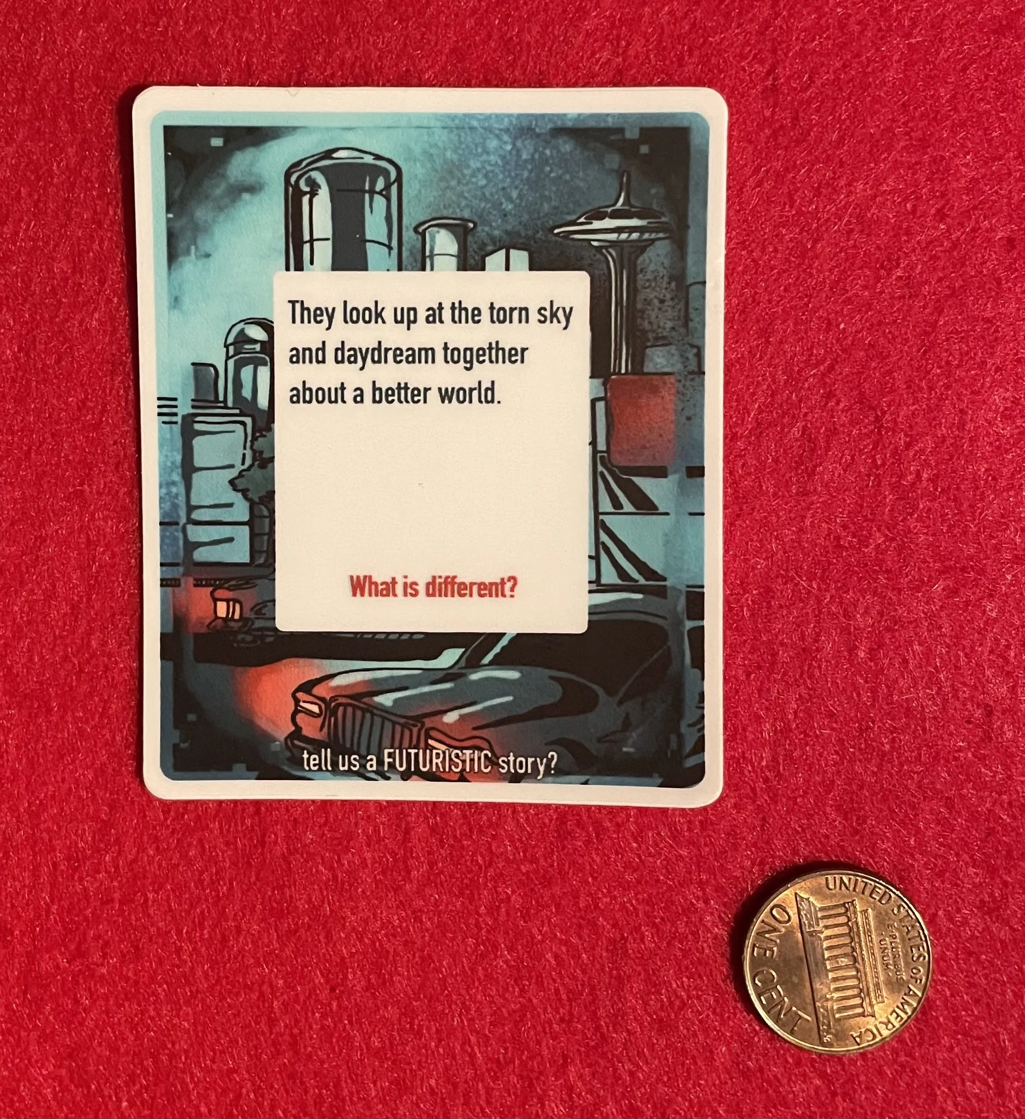 A Better World Prompt sticker