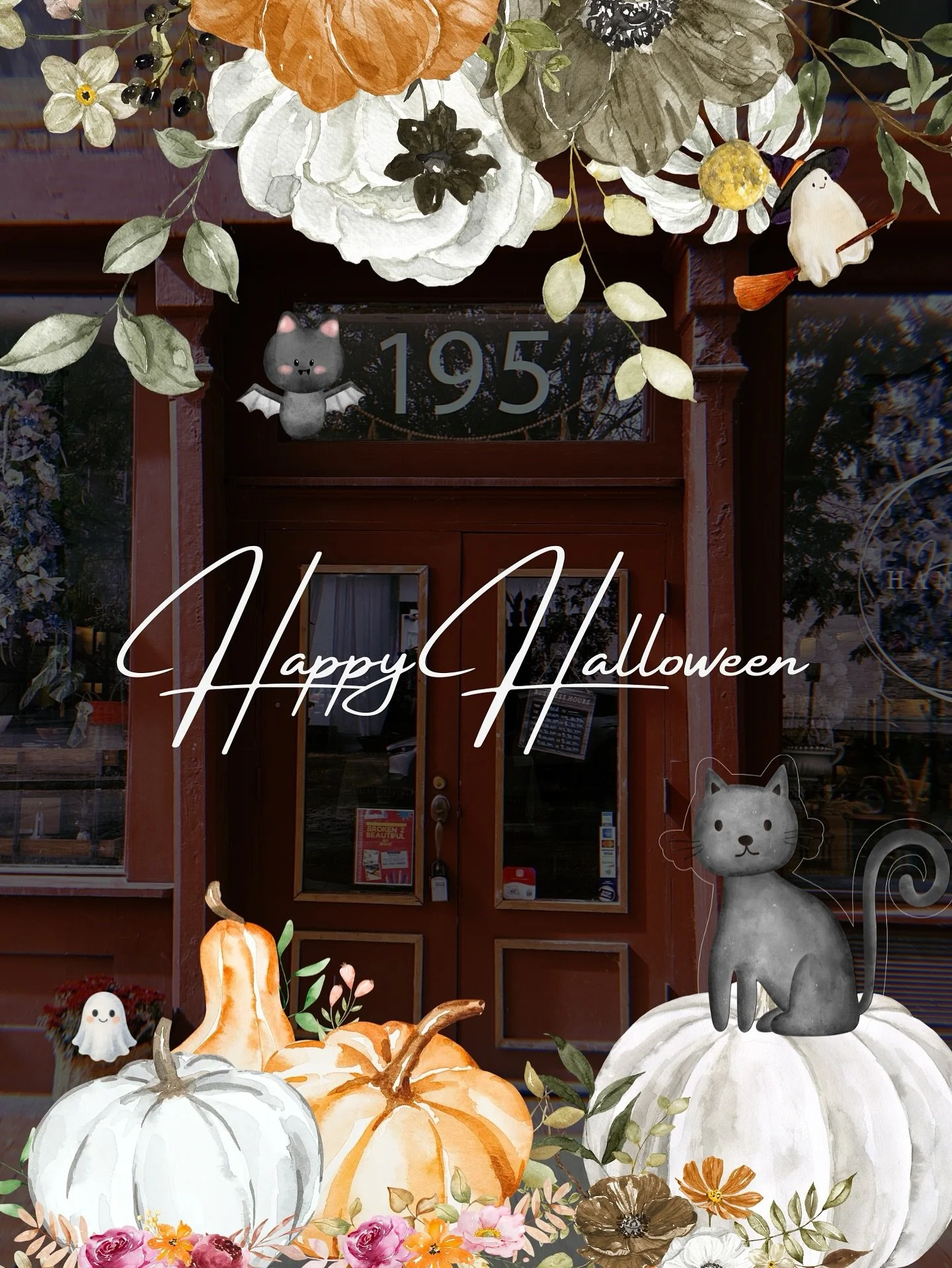 Just doing shop things and eating too many Reese&rsquo;s 🎃 Happy Halloween! 🦇 We are open today 11:30am-5:30pm, stop by! 👻