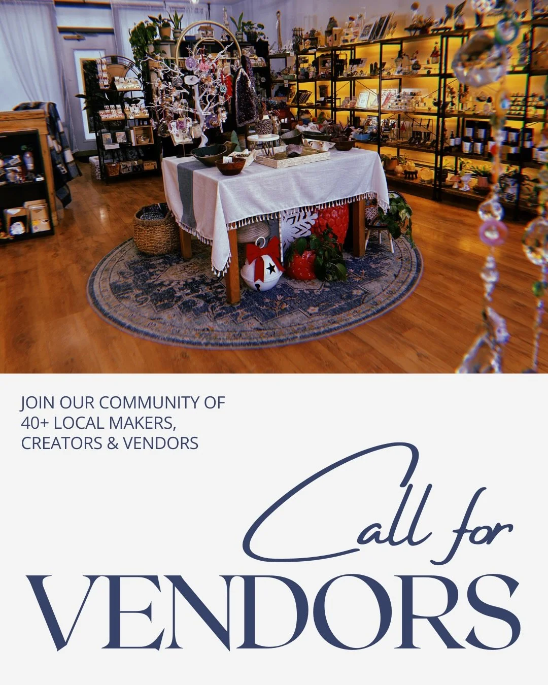 🌿 Hey Local Makers, Creators &amp; Vendors! 🌿

We are looking for folks to join our shop! As an in-store vendor, you could:

✨ Pop up at the Troy Waterfront Farmers Market (May&ndash;Oct)
✨ Host fun workshops for the community, completely free!
✨ J