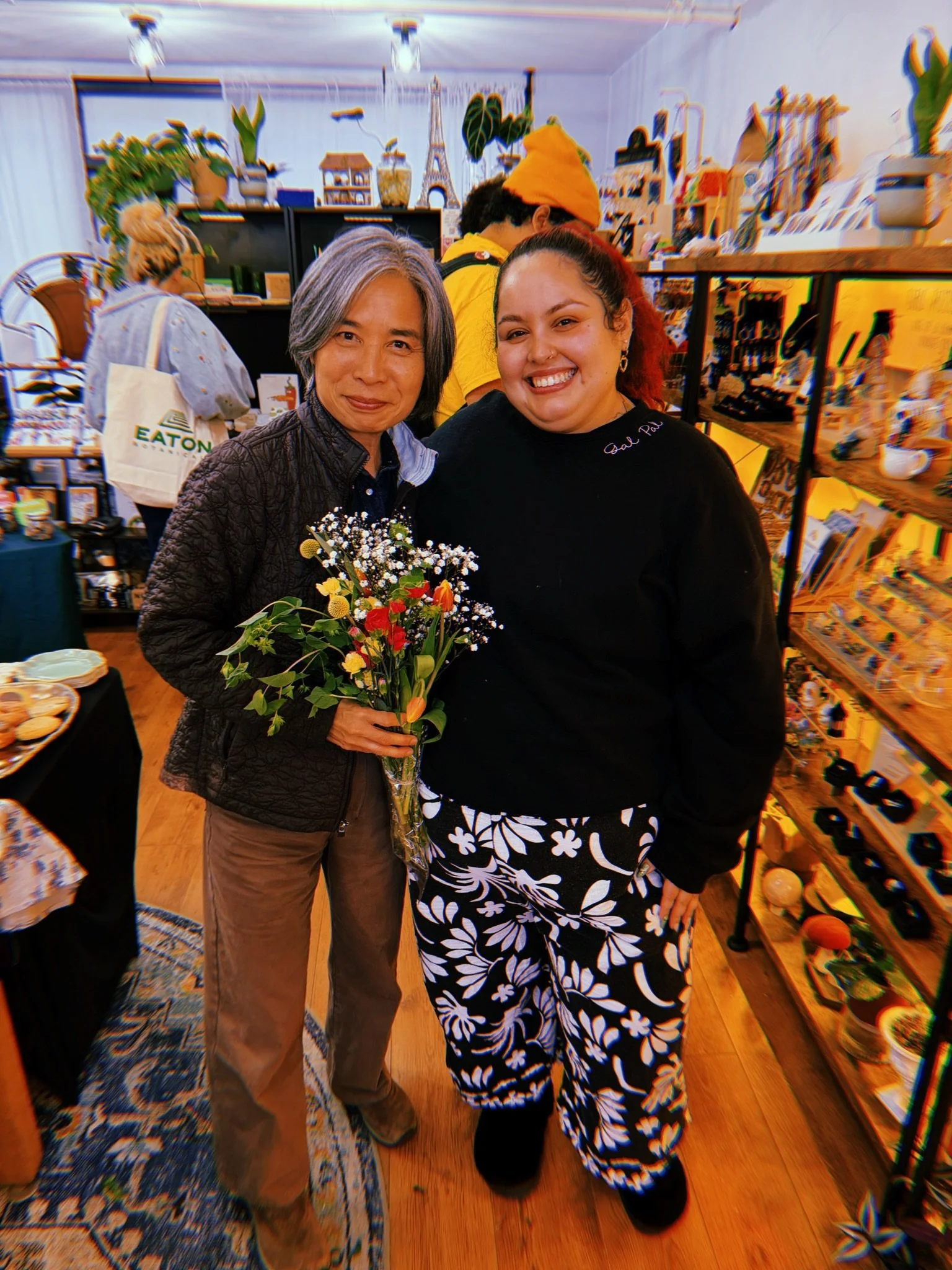 Thank you to everyone who stopped by to celebrate with us! 💖 We had such an amazing evening with all of you ✨

A special thank you to @eatonbotanicals for being such an incredible partner for the evening, from the beautiful flower bouquets and snack