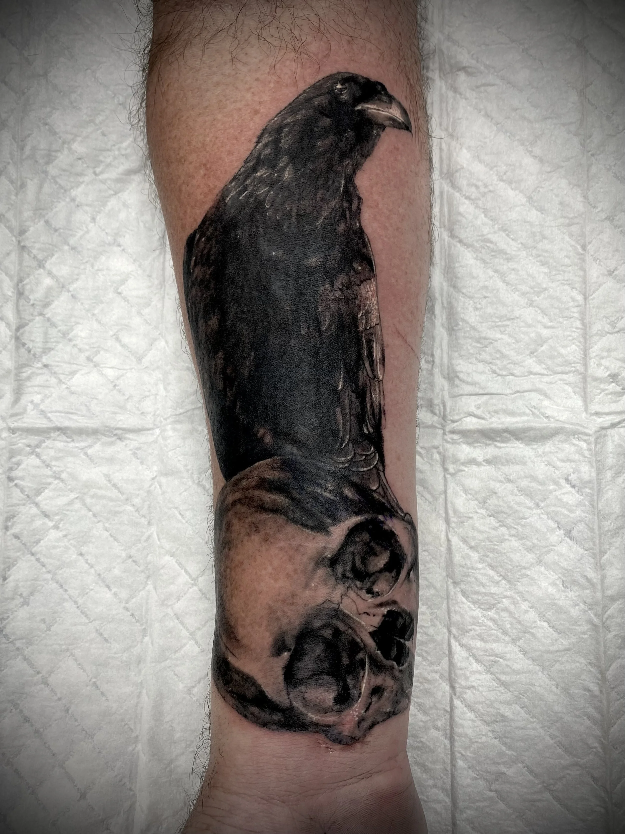 Coverup tattoo brisbane black grey