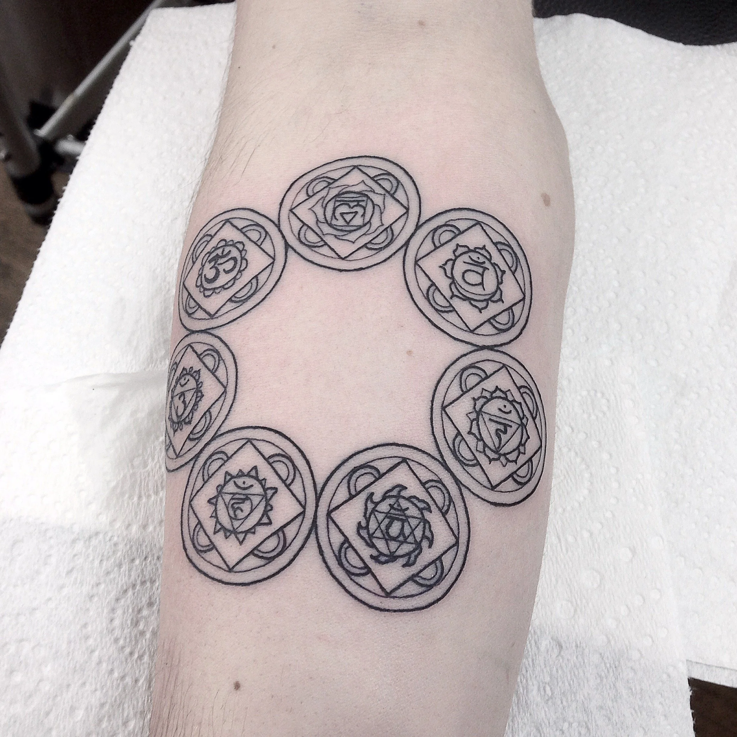 Chakras tattoo brisbane best fine line tattoo artist