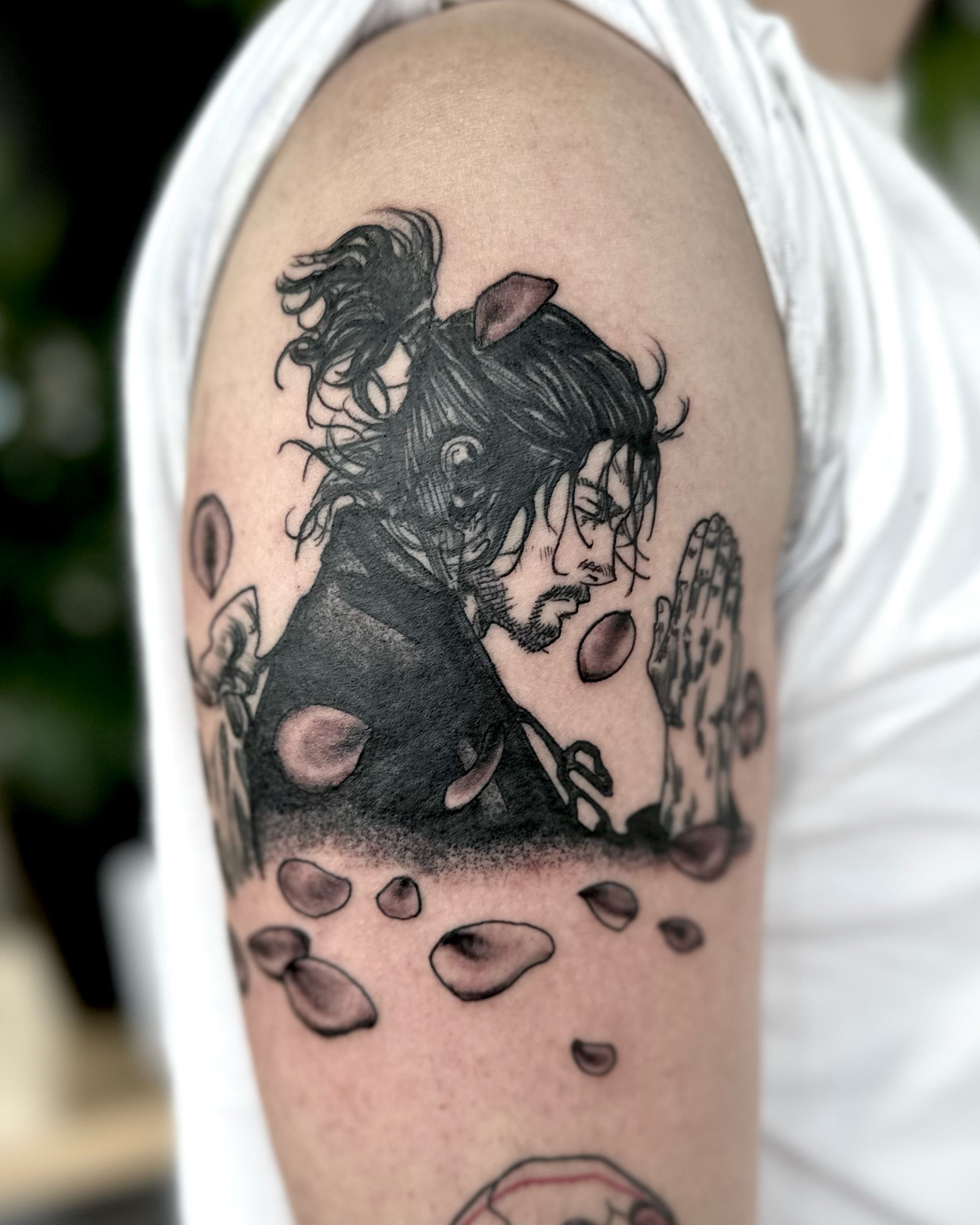 Brisbane tattoo vegan pop culture manga vagabond.jpeg