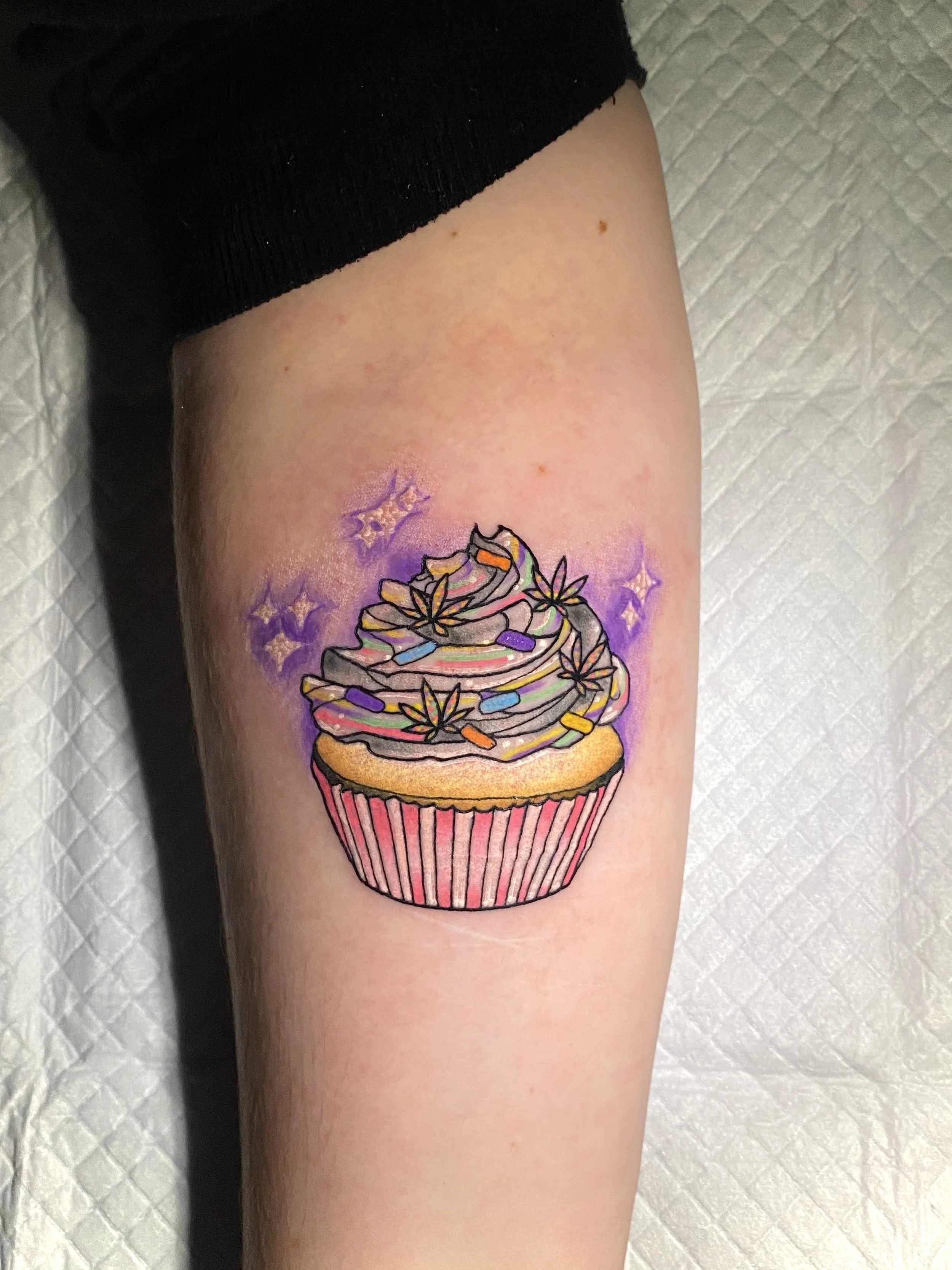 Cupcake tattoo brisbane pop culture gaming 