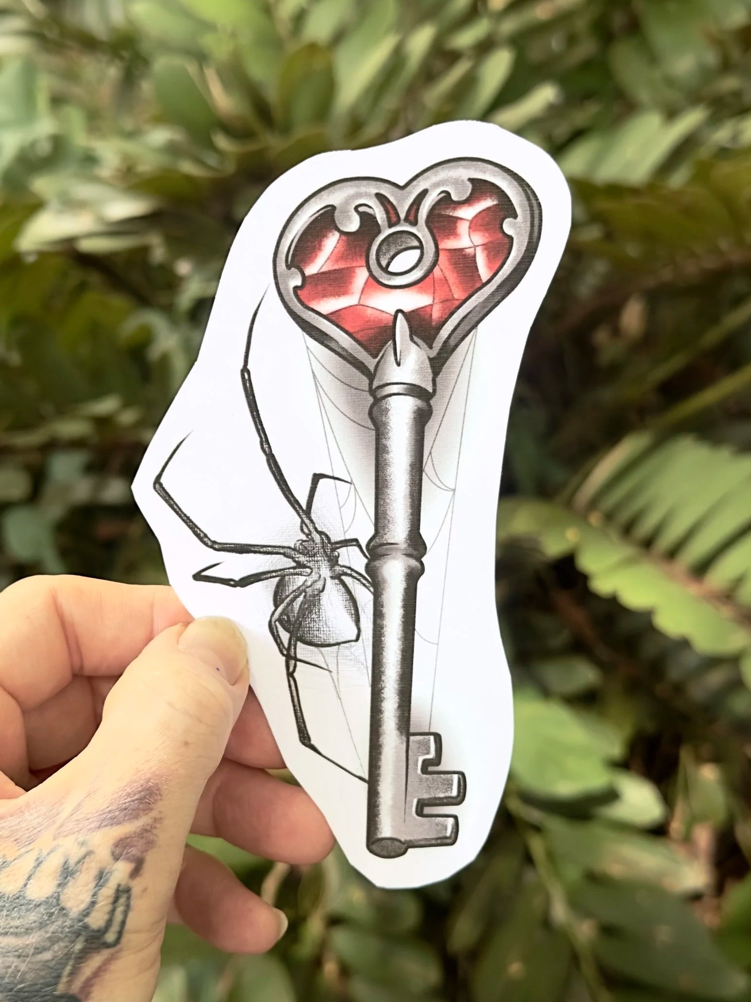 Resident Evil Key Brisbane best vegan tattoo artist tattooing pop culture