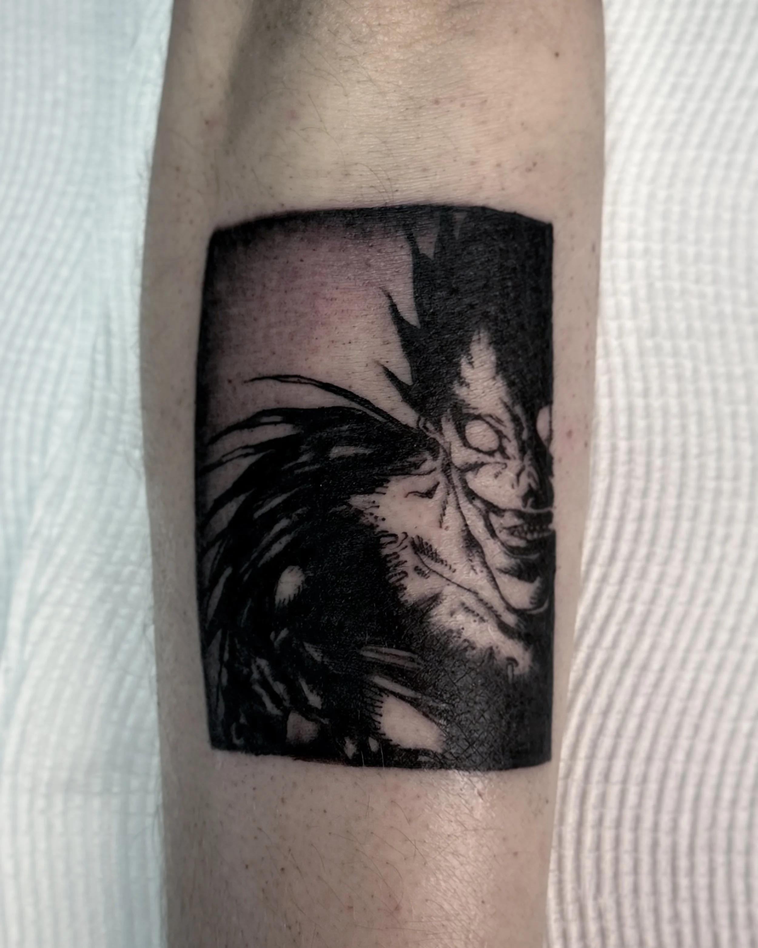 Brisbane tattoo vegan pop culture deathnote.jpeg
