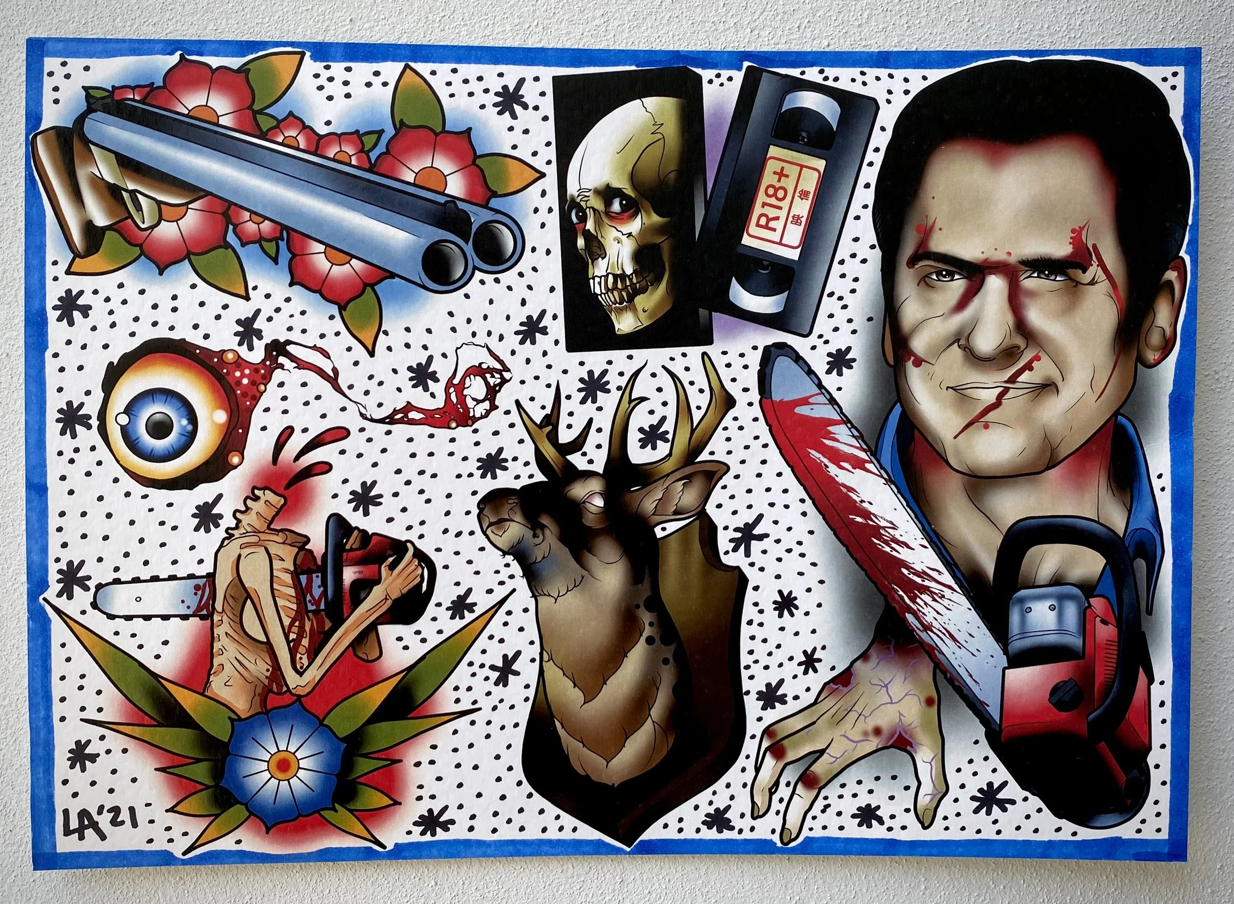 Evil dead flash brisbane tattoo artist.jpeg