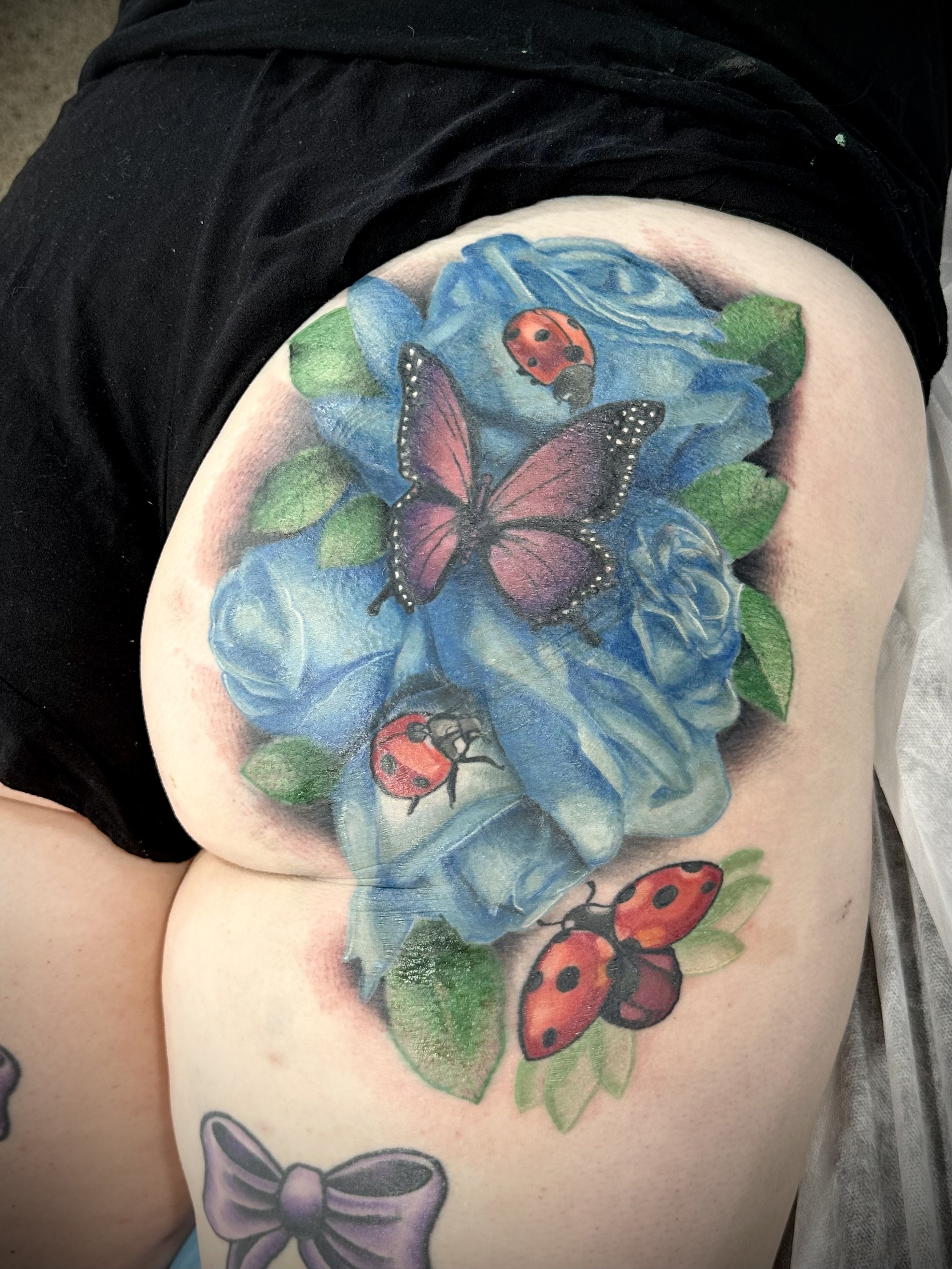 Brisbane tattoo vegan pop culture floral coverup.jpeg