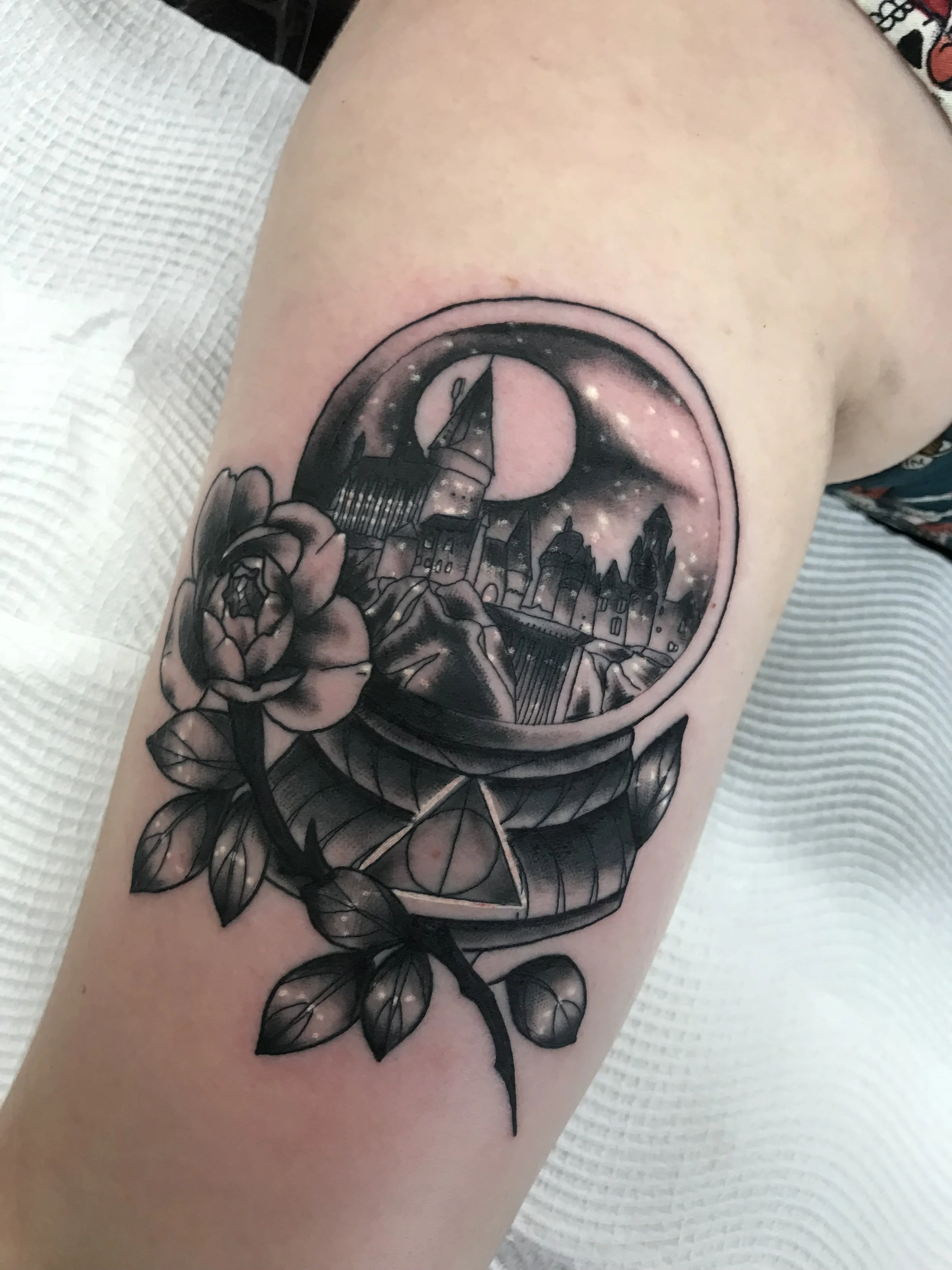 Harry potter hogwarts tattoo brisbane pop culture gaming