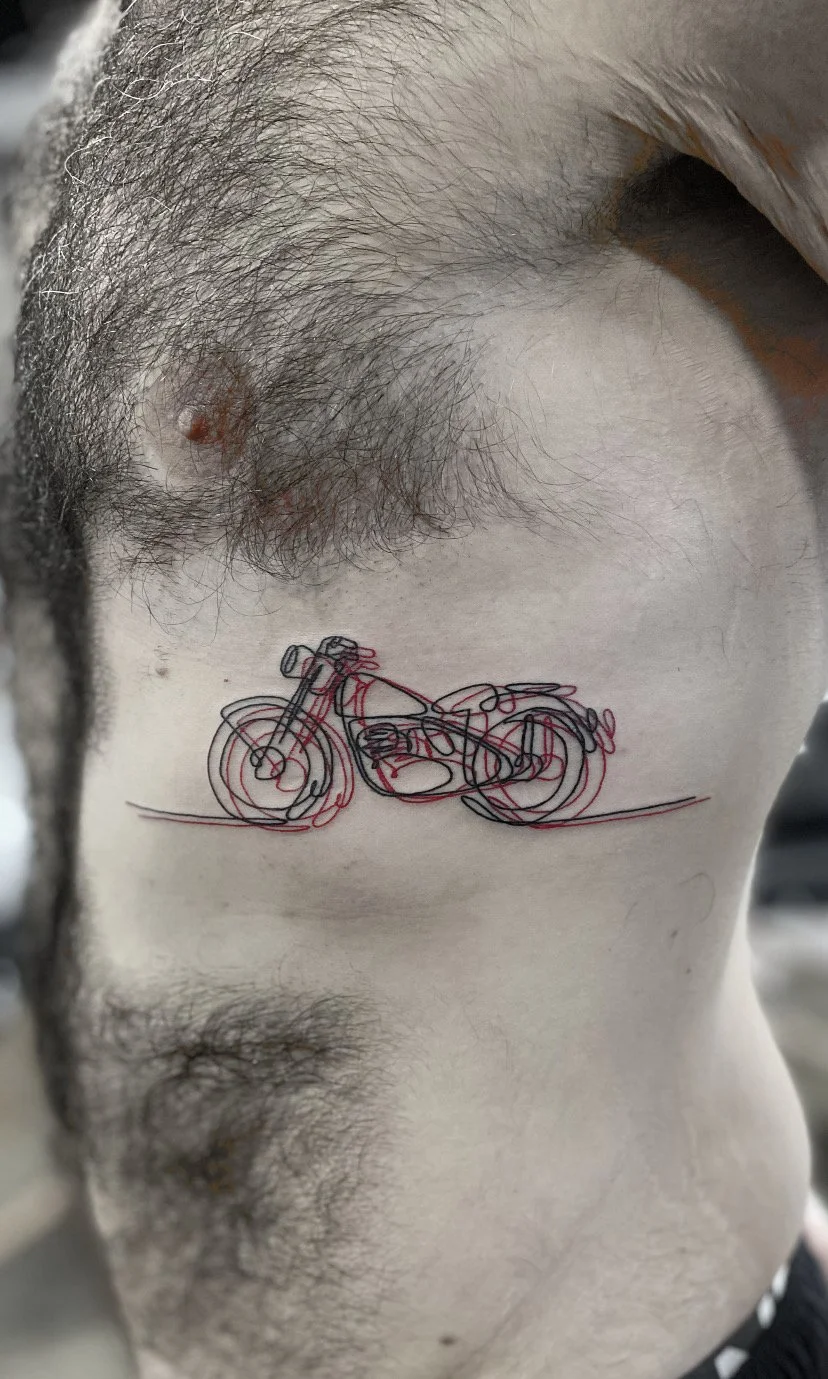 Brisbane tattoo vegan pop culture fine line 3d.jpeg