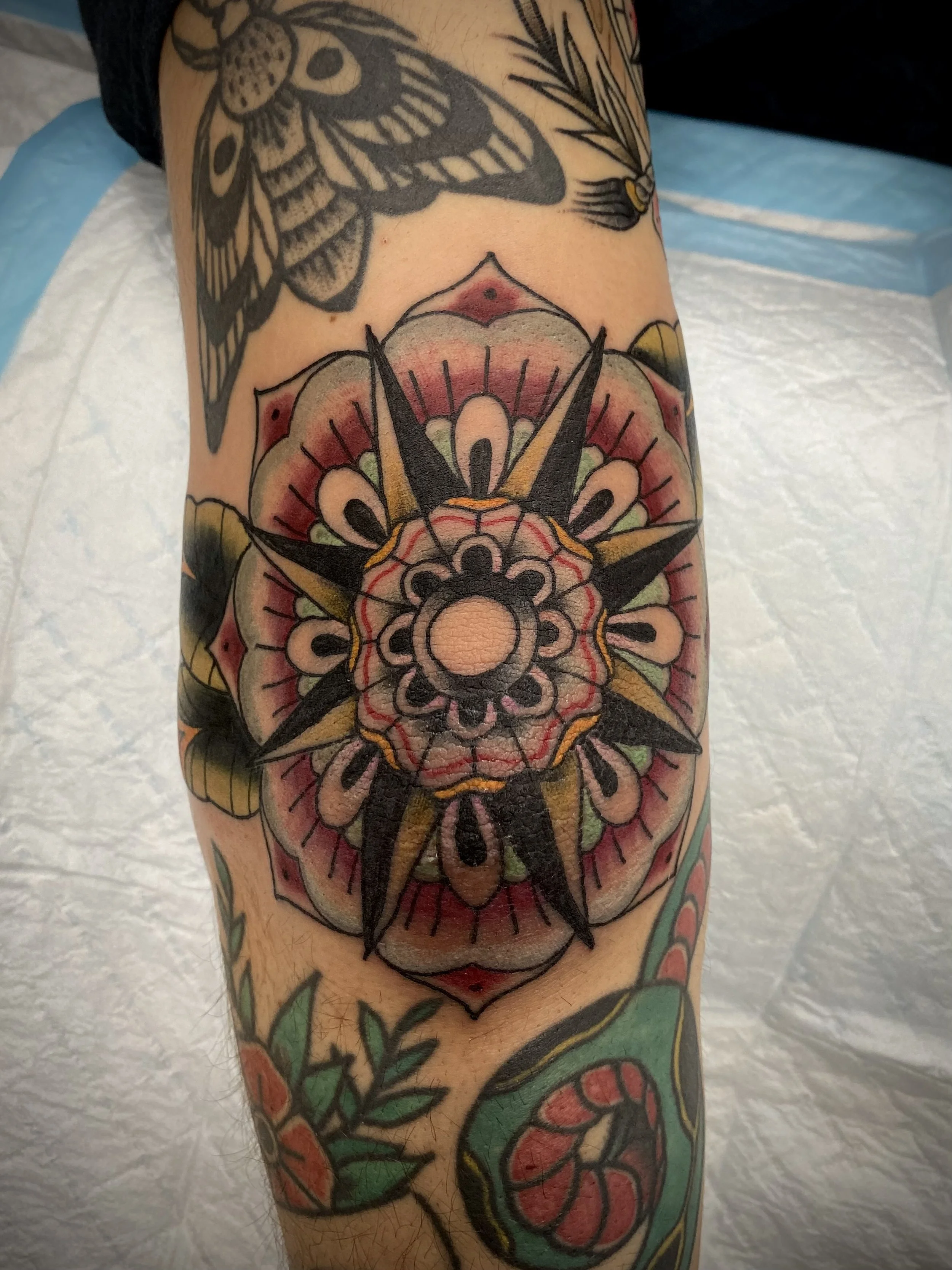Elbow tattoo brisbane pop culture gaming 