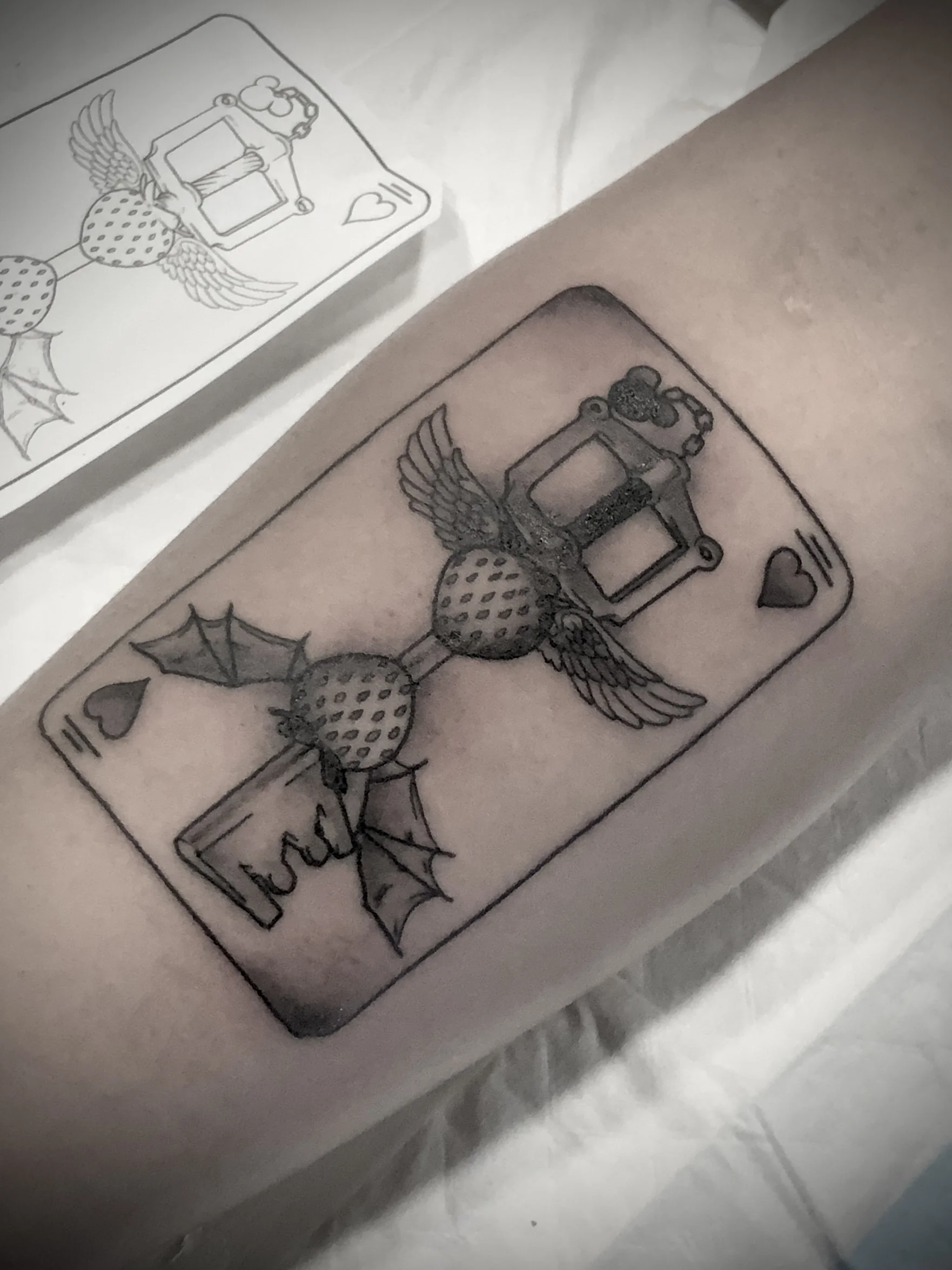 Kingdom hearts keyblade tattoo brisbane
