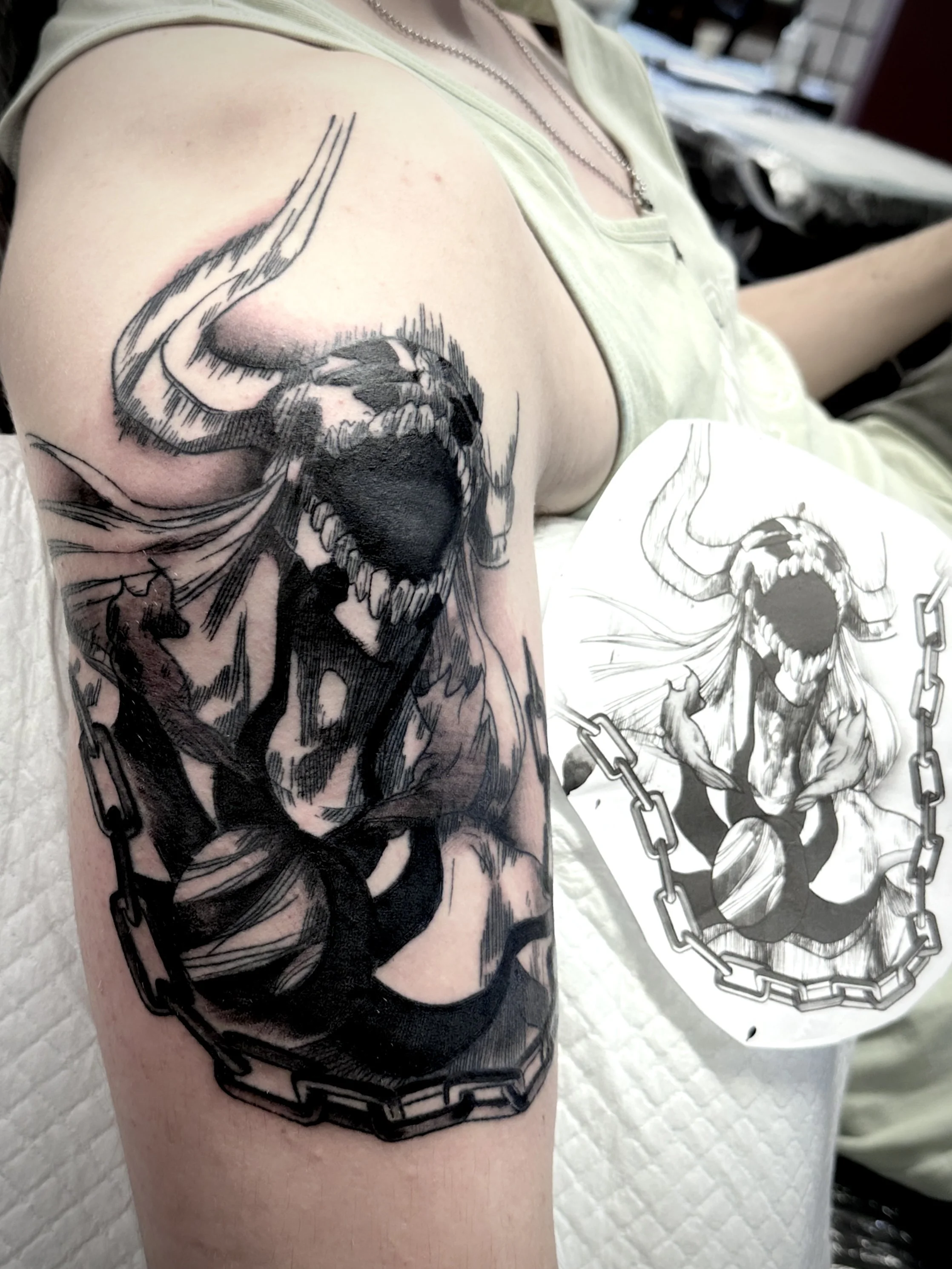Brisbane tattoo vegan pop culture manga ichigo.jpeg